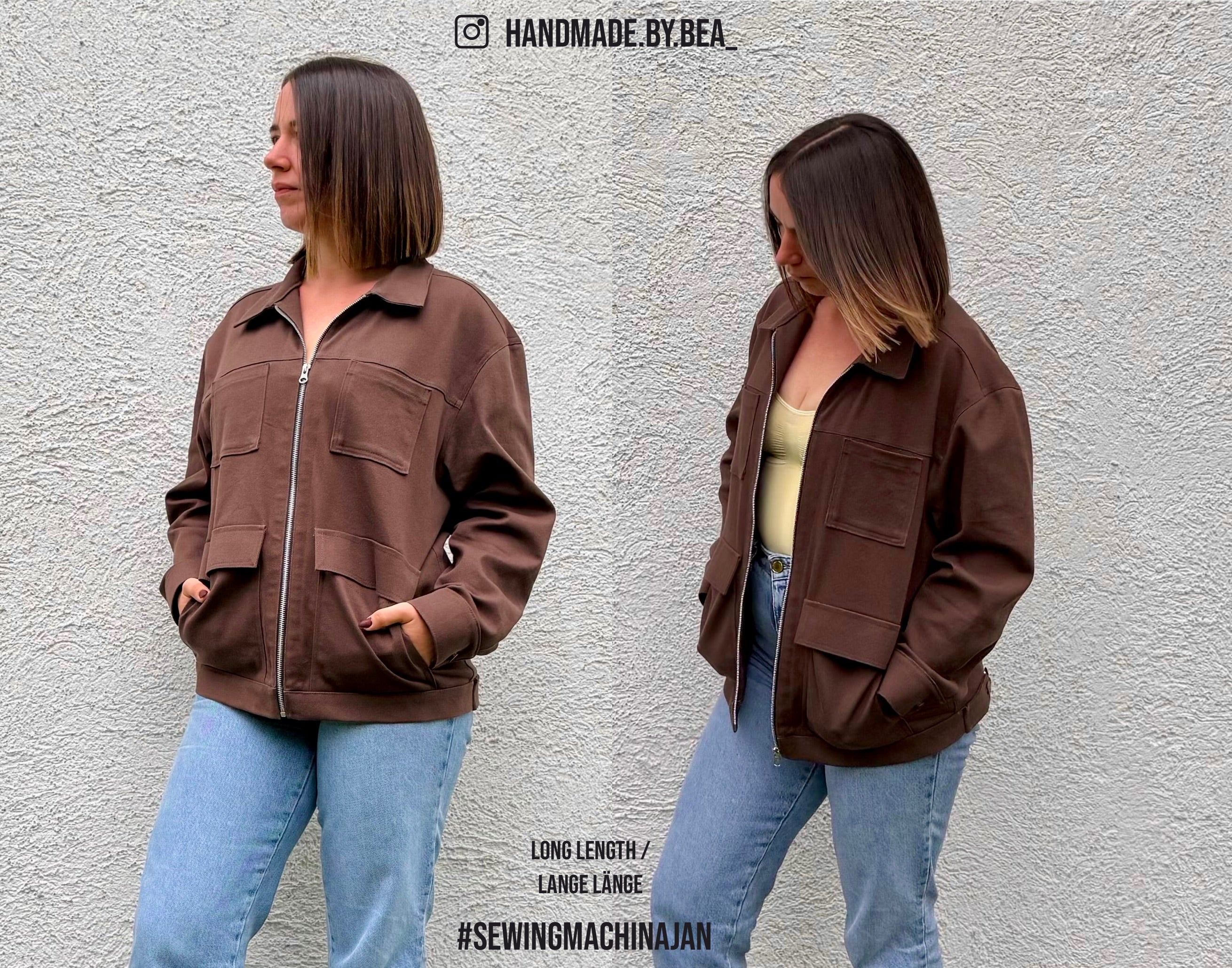 Jan jacket PDF sewing pattern