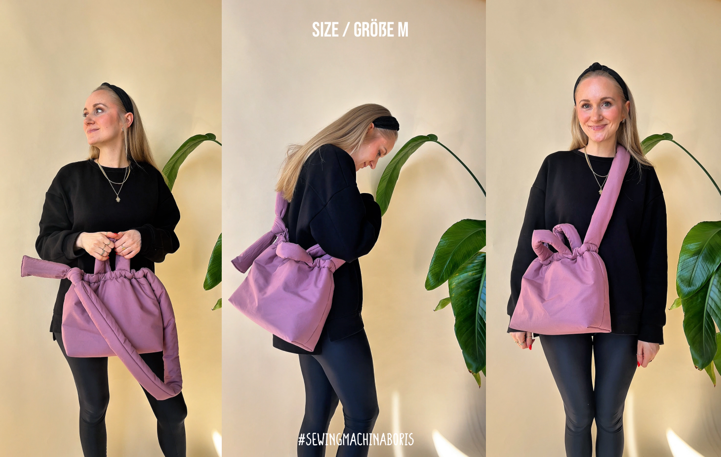 Puffer bag Boris sewing pattern