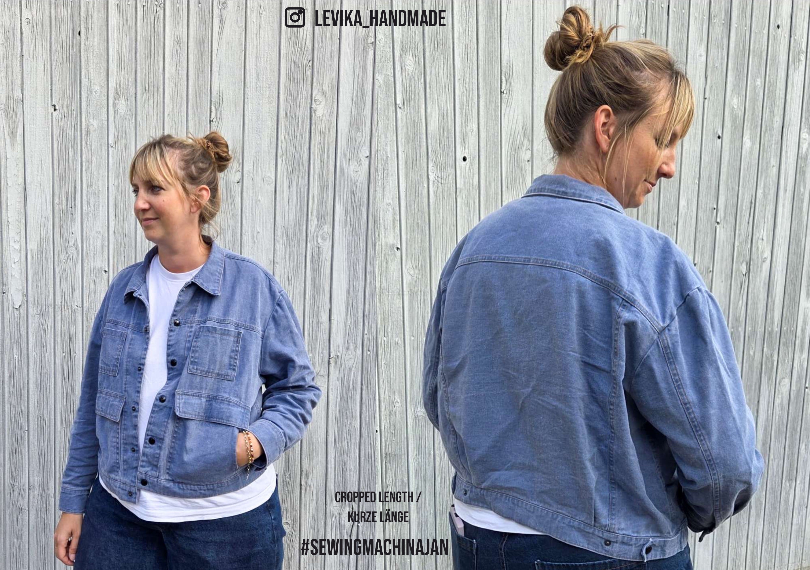 Jan jacket PDF sewing pattern