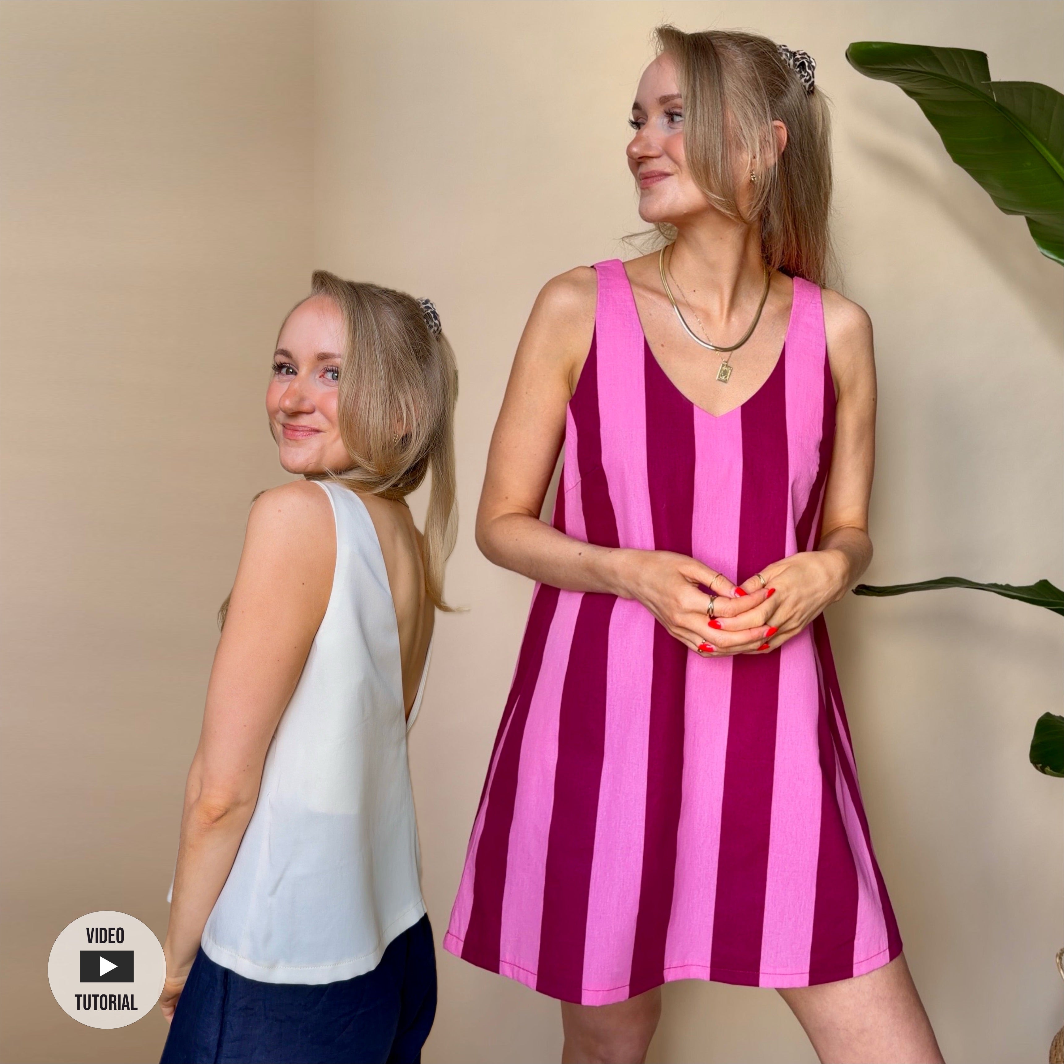 Kleid und Top Schnittmuster EMIL