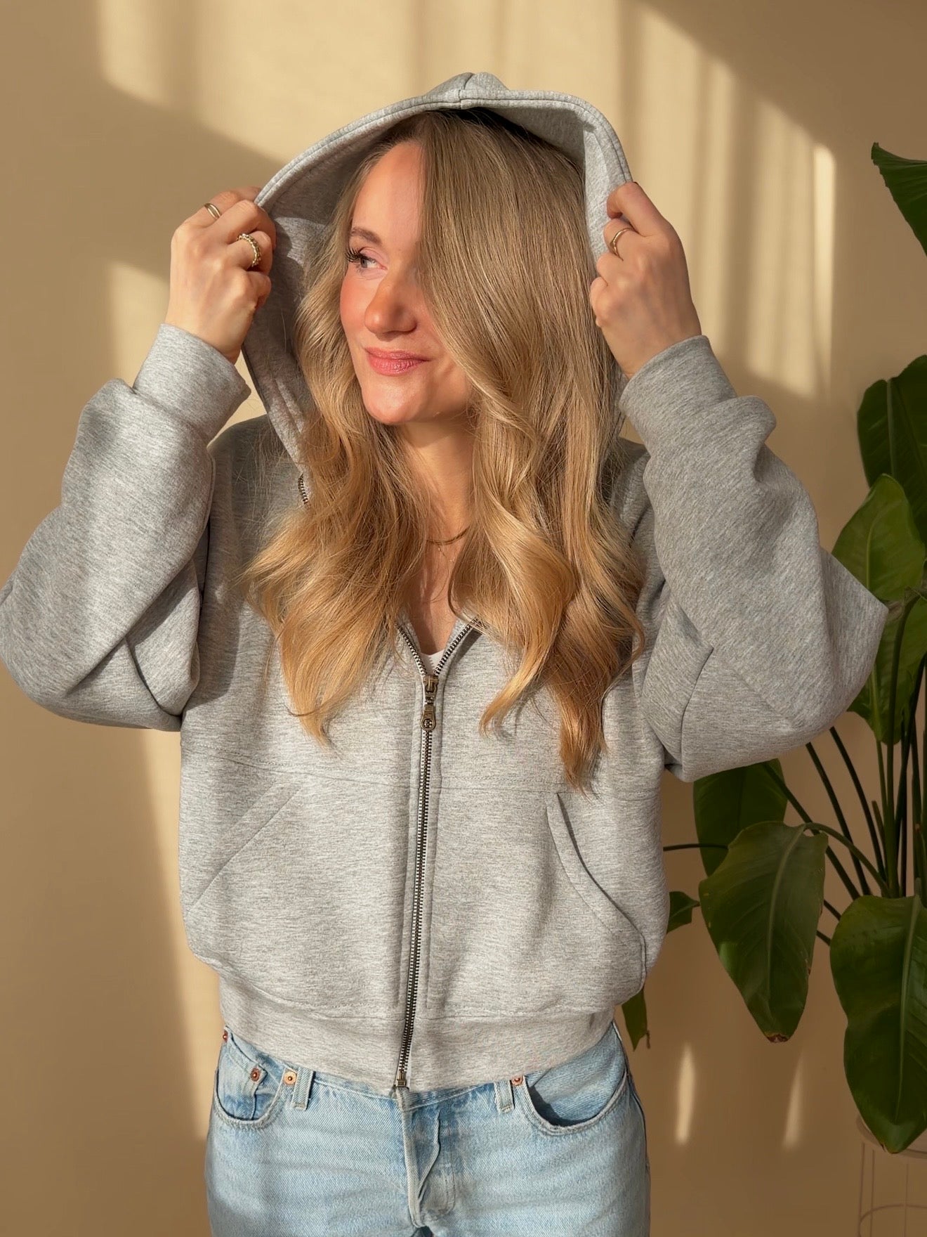 oversize sweat jacket Henri pattern