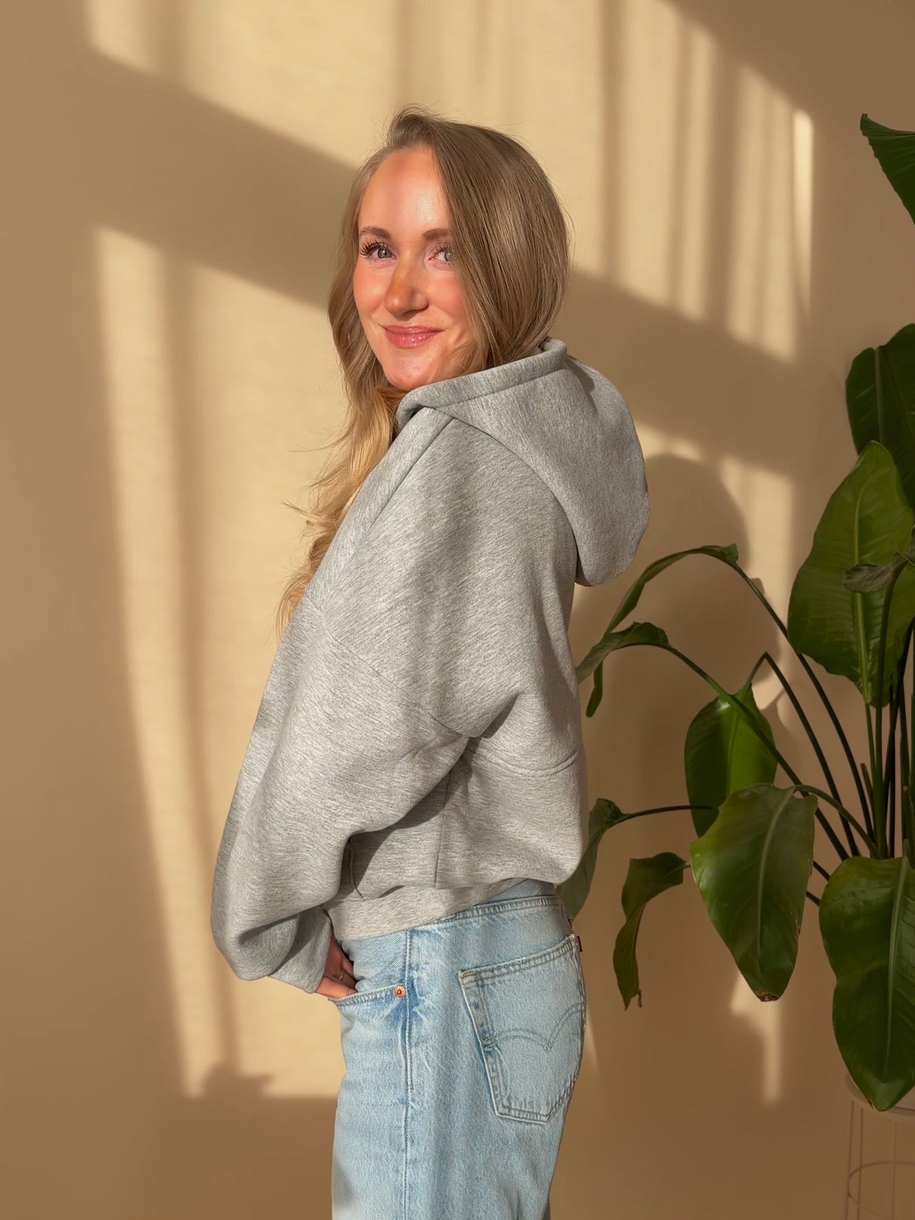 oversize sweat jacket Henri pattern