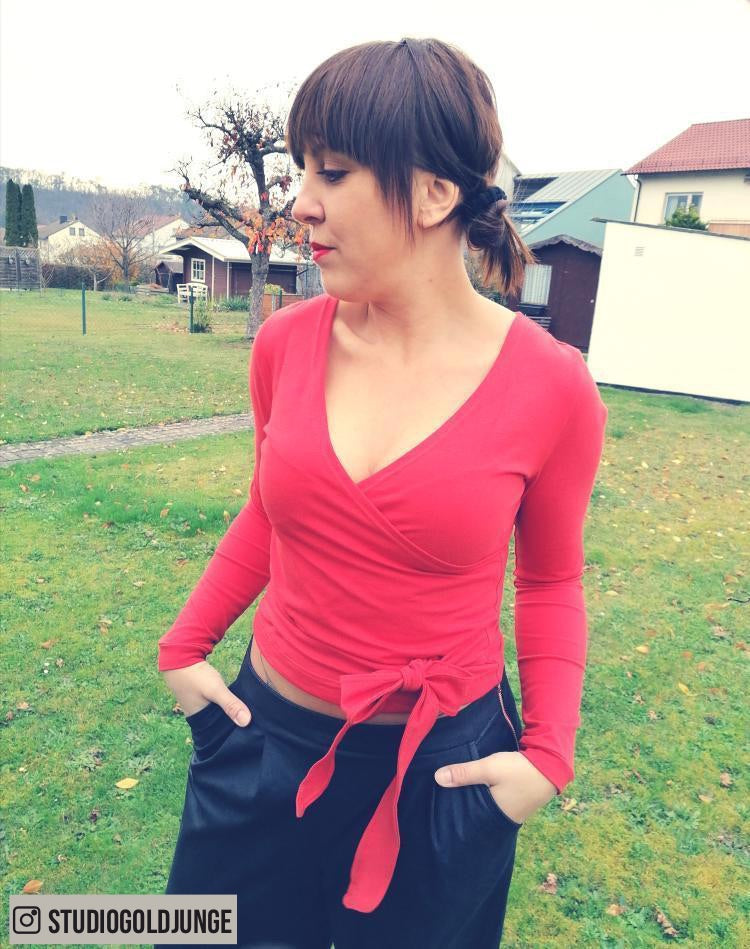 Wrap top Walter sewing pattern