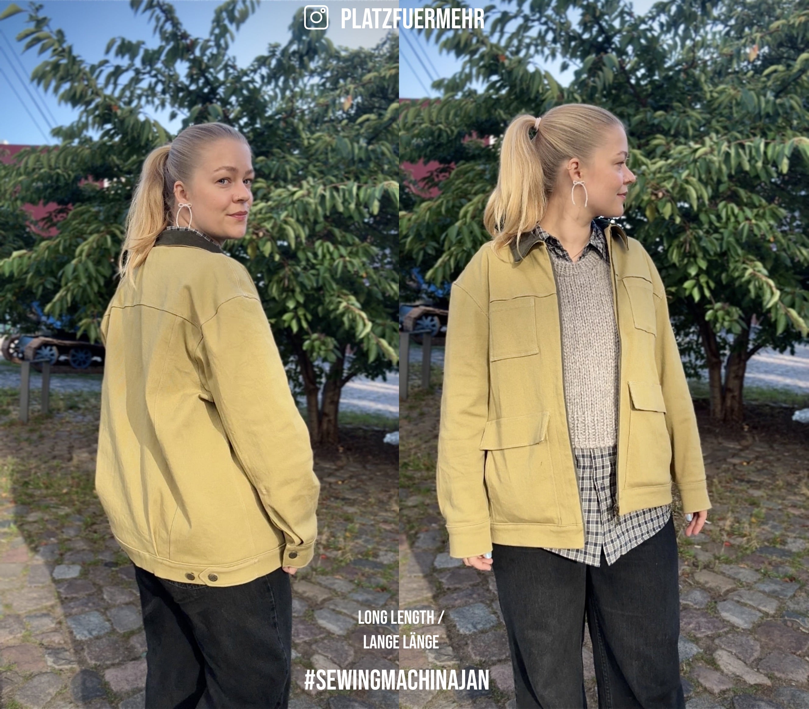 Jan jacket PDF sewing pattern