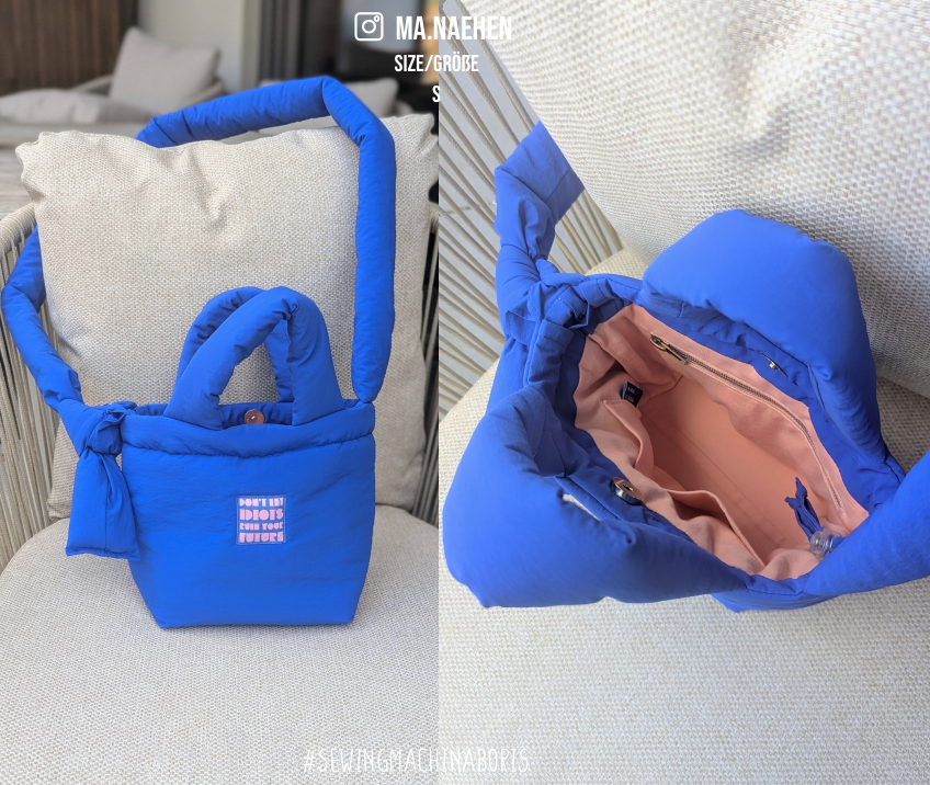 Puffer bag Boris sewing pattern