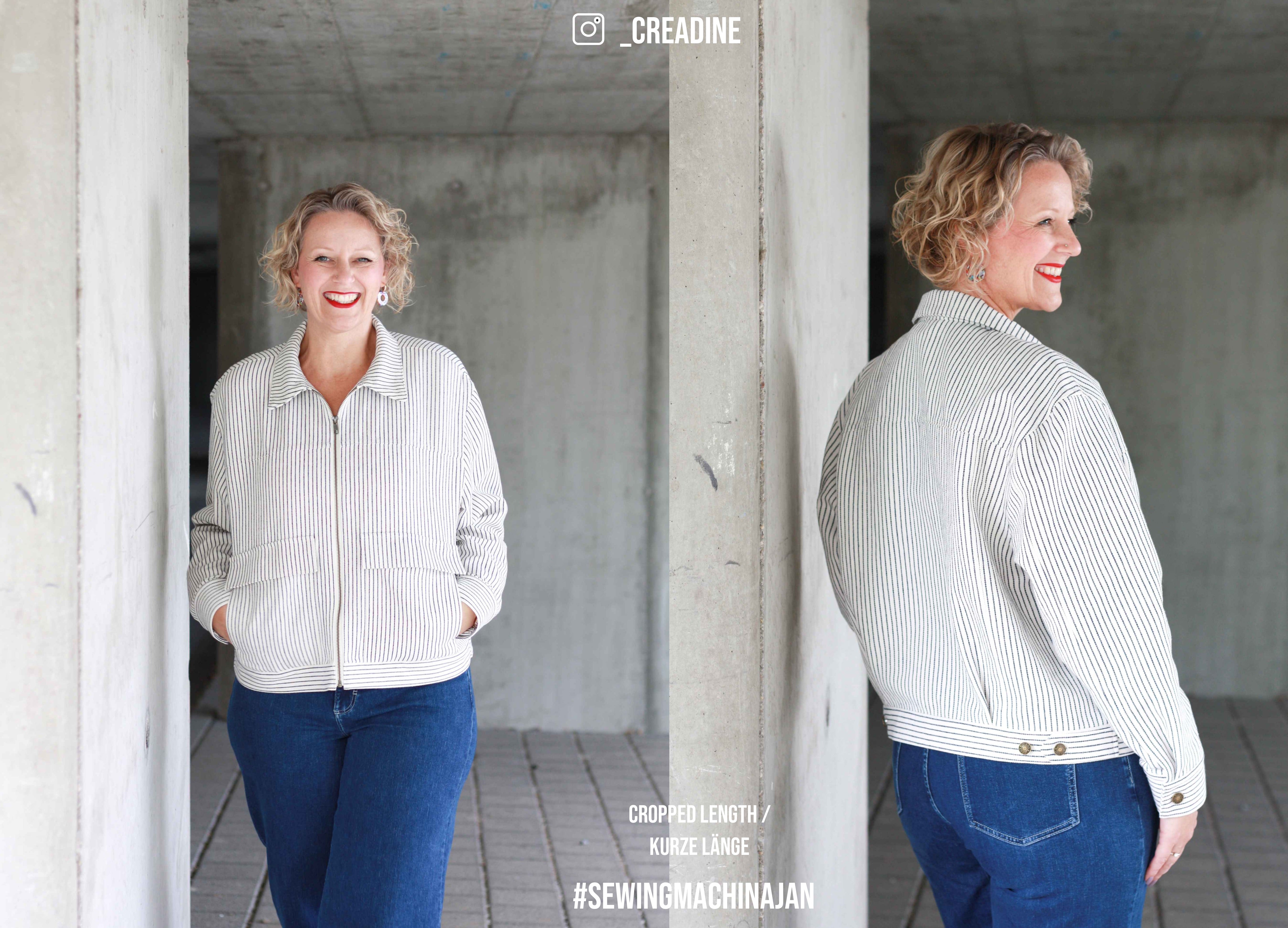 Jan jacket PDF sewing pattern