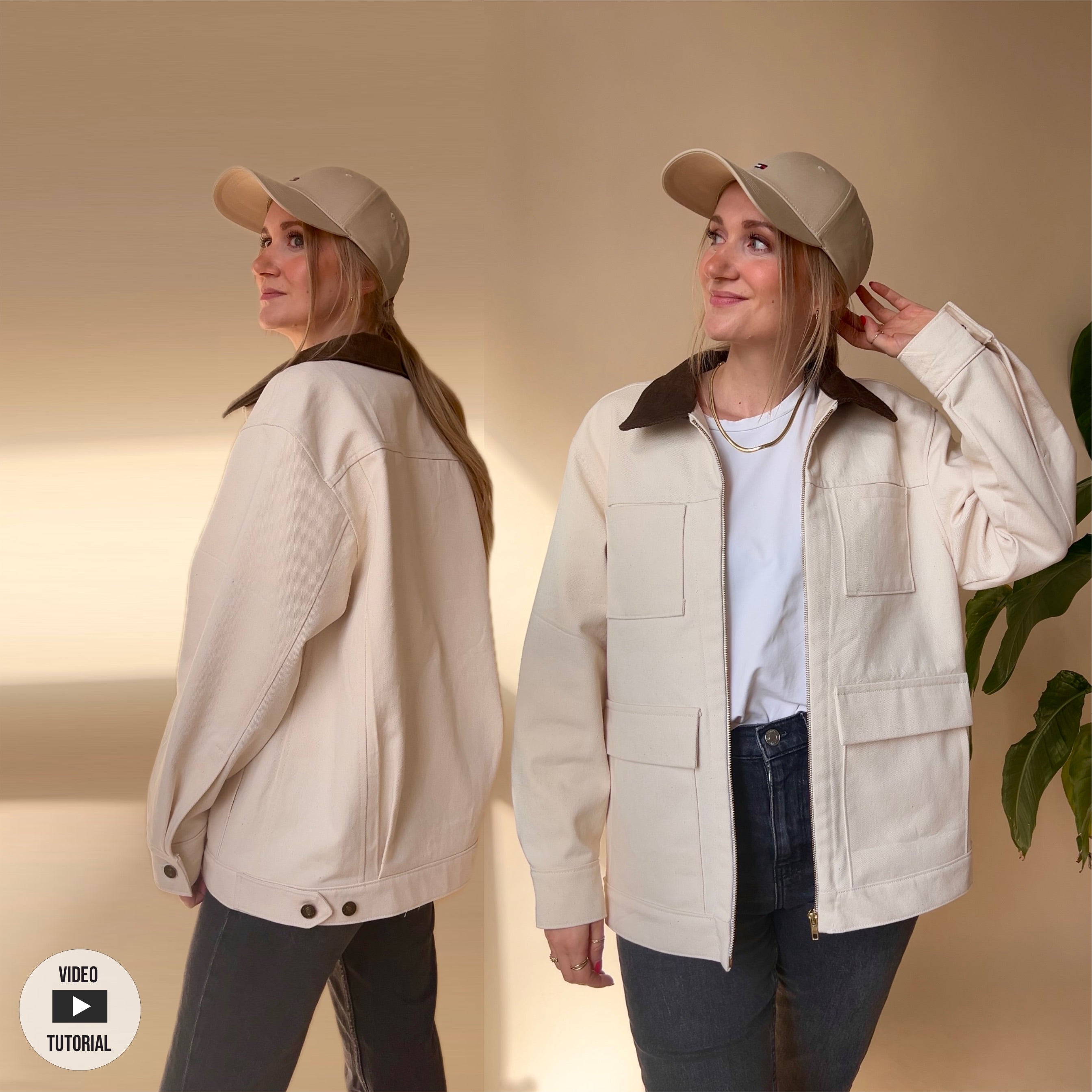 Jan jacket PDF sewing pattern