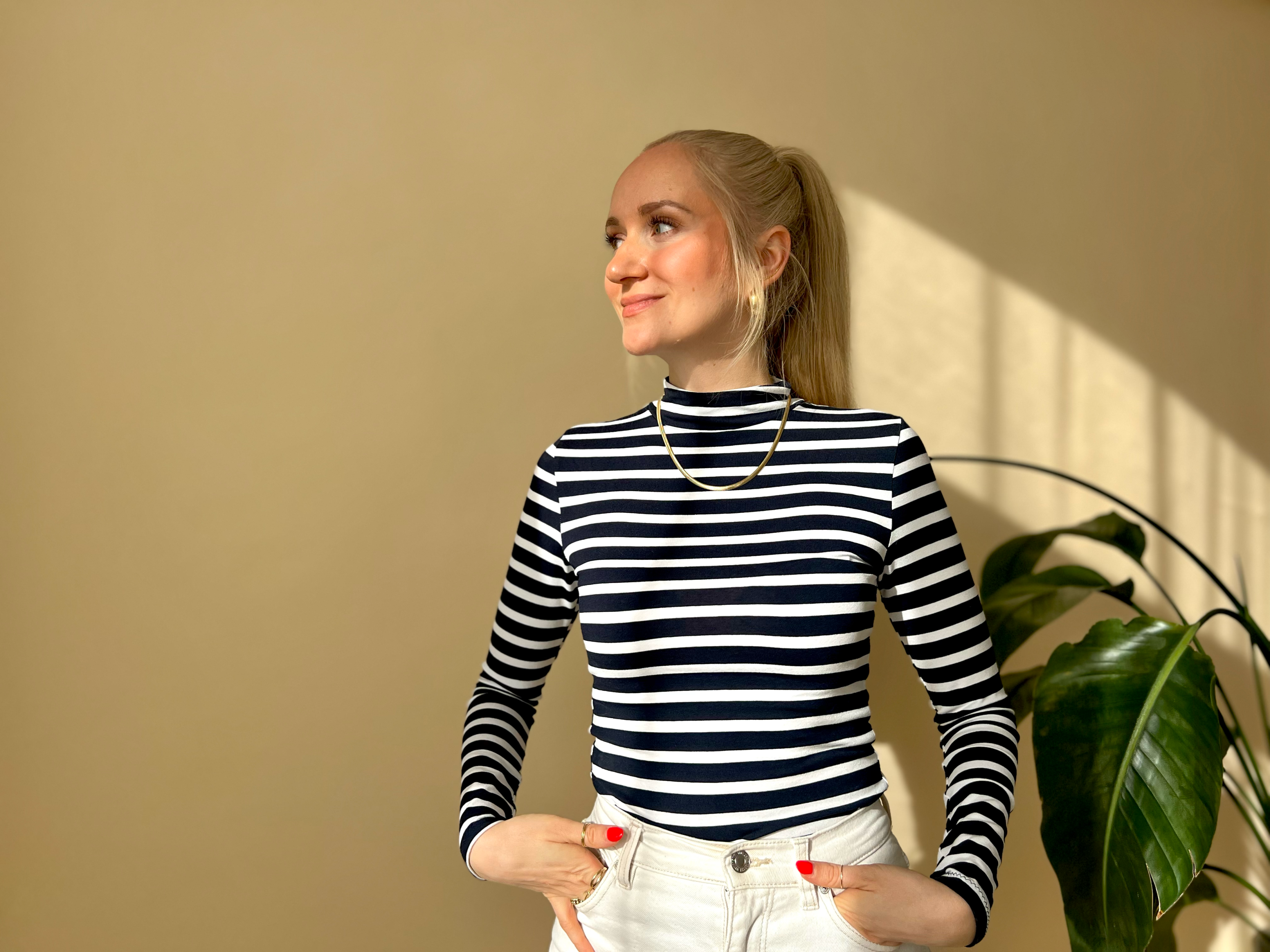 mock neck shirt Rolf sewing pattern