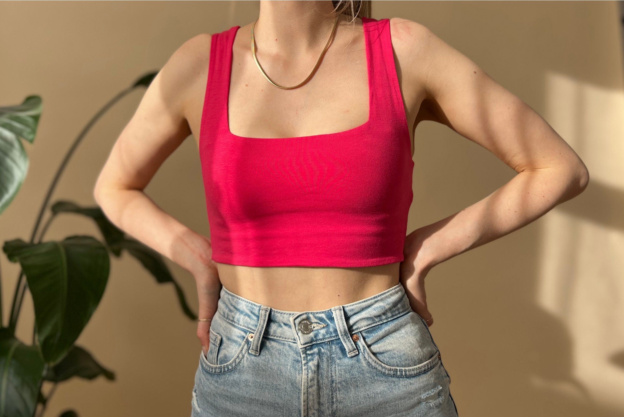 PDF sewing pattern square neck top Eckhart