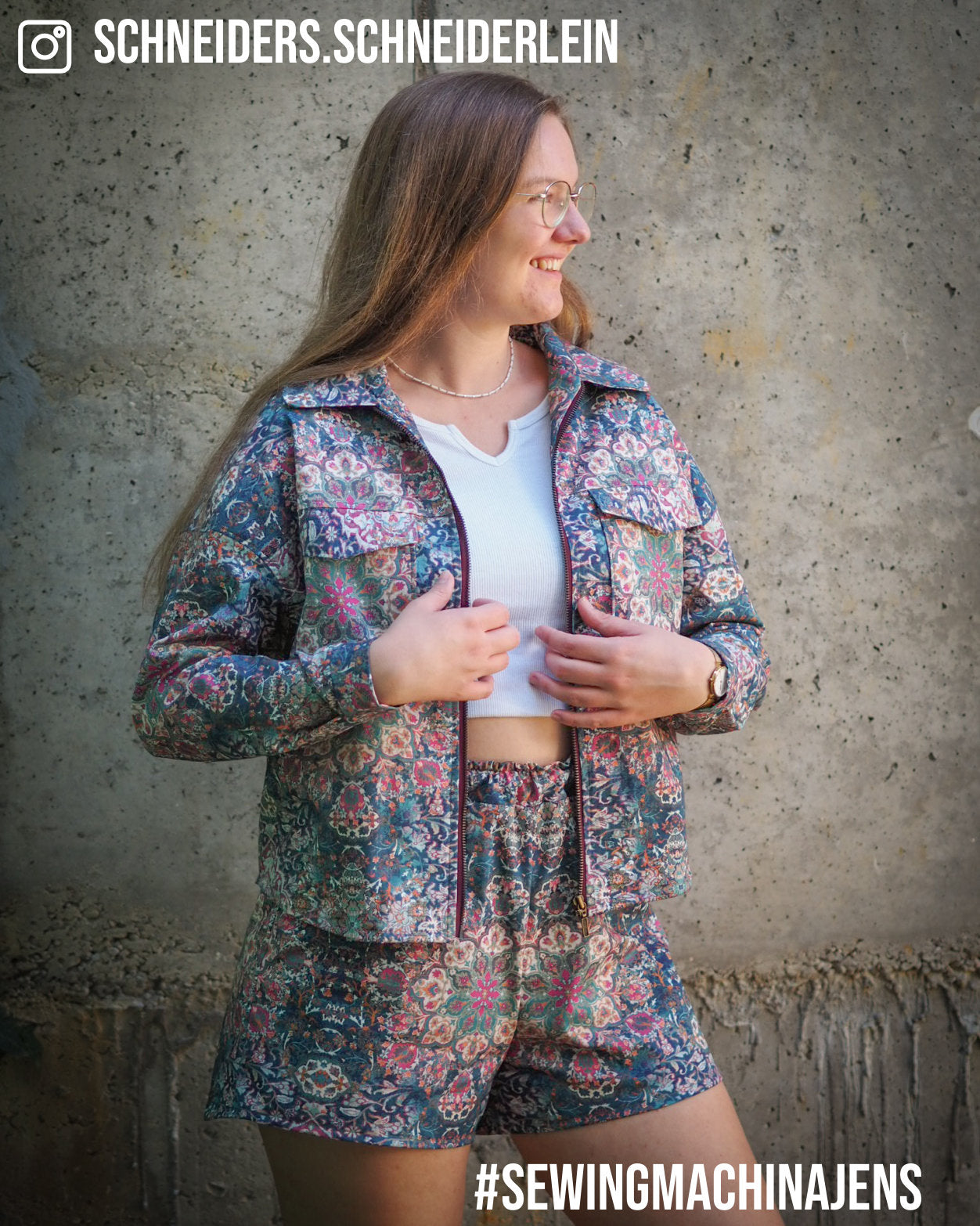 oversized Jacket Jens PDF sewing pattern with video tutorial / Schnittmuster oversized Jacke /