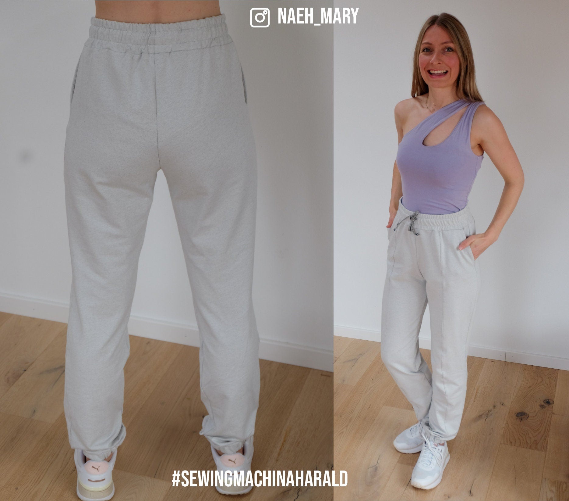 Jogginghose / sweatpants Harald PDF Schnittmuster / easy / mit Videotutorial