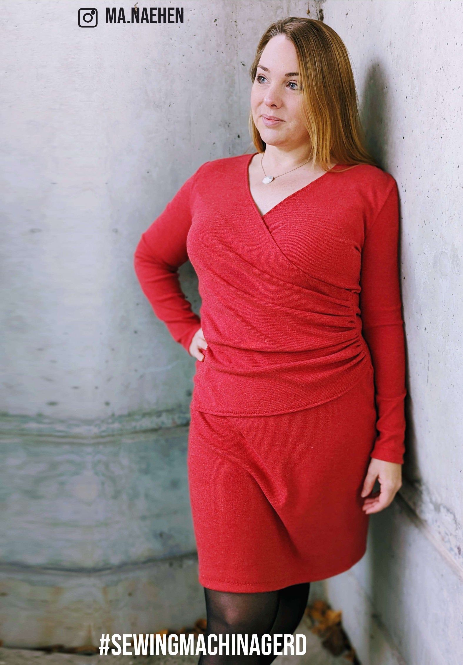 Wickelkleid Gerd, PDF Schnittmuster / easy / mit Video Tutorial