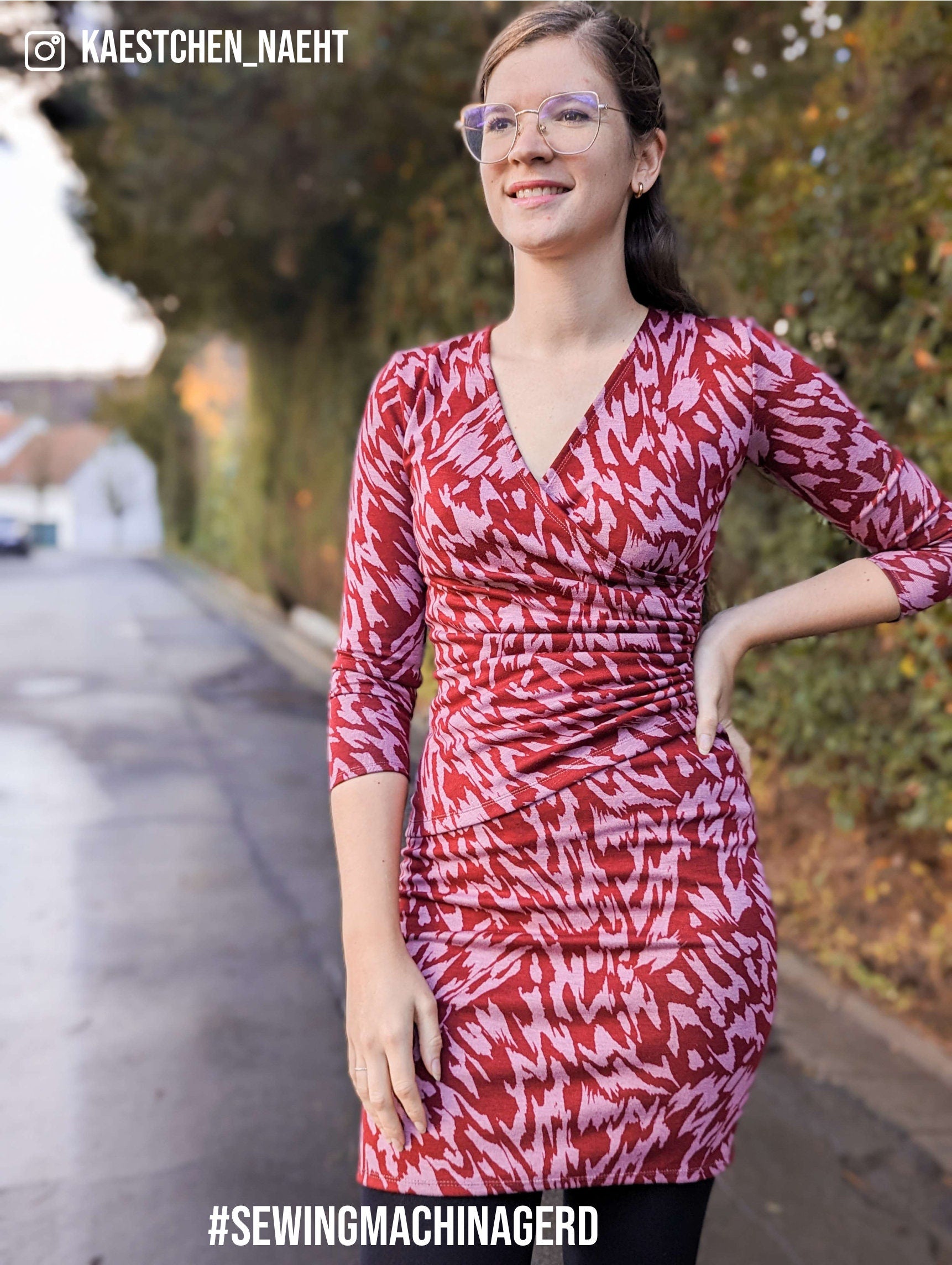 Wickelkleid Gerd, PDF Schnittmuster / easy / mit Video Tutorial