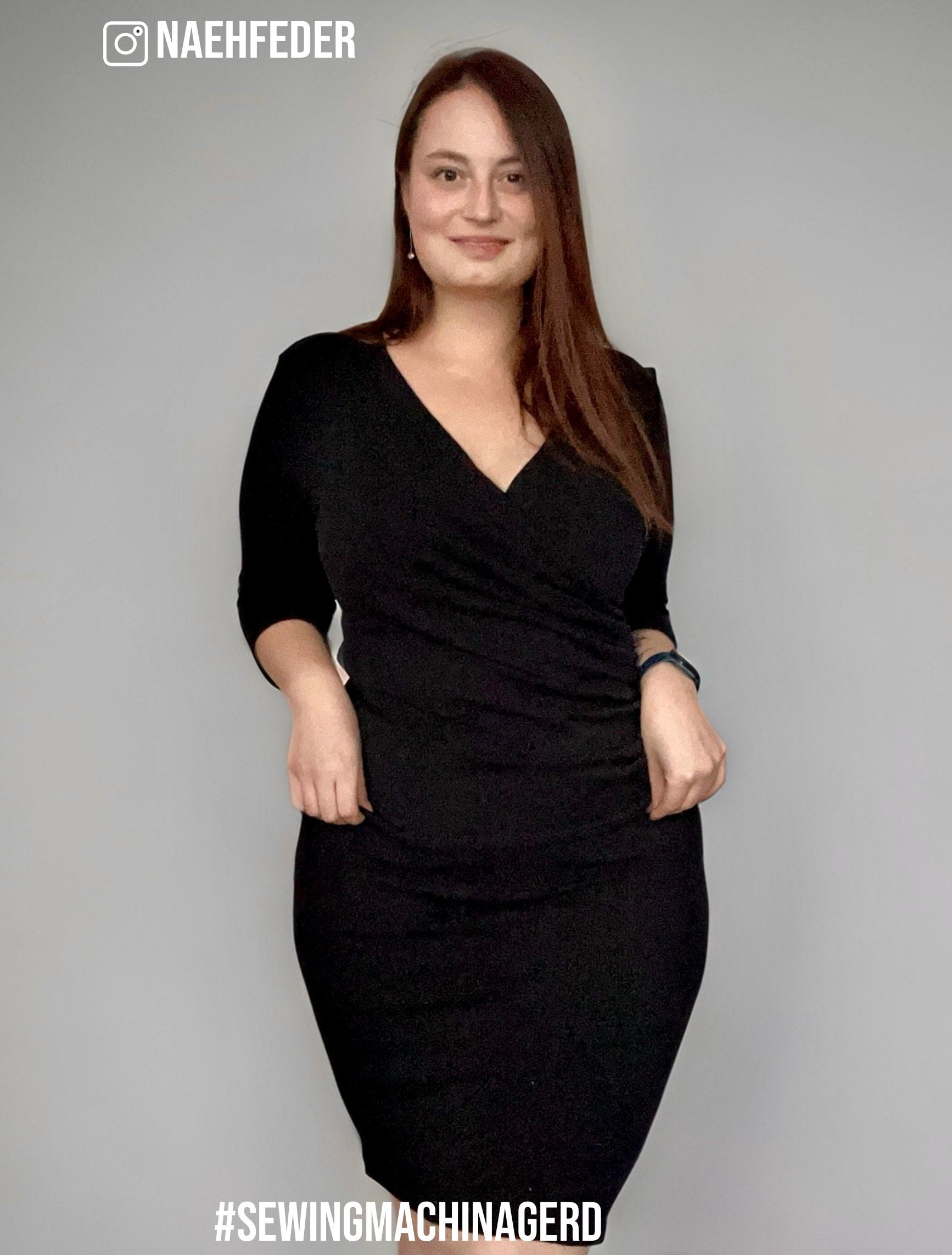 Wickelkleid Gerd, PDF Schnittmuster / easy / mit Video Tutorial