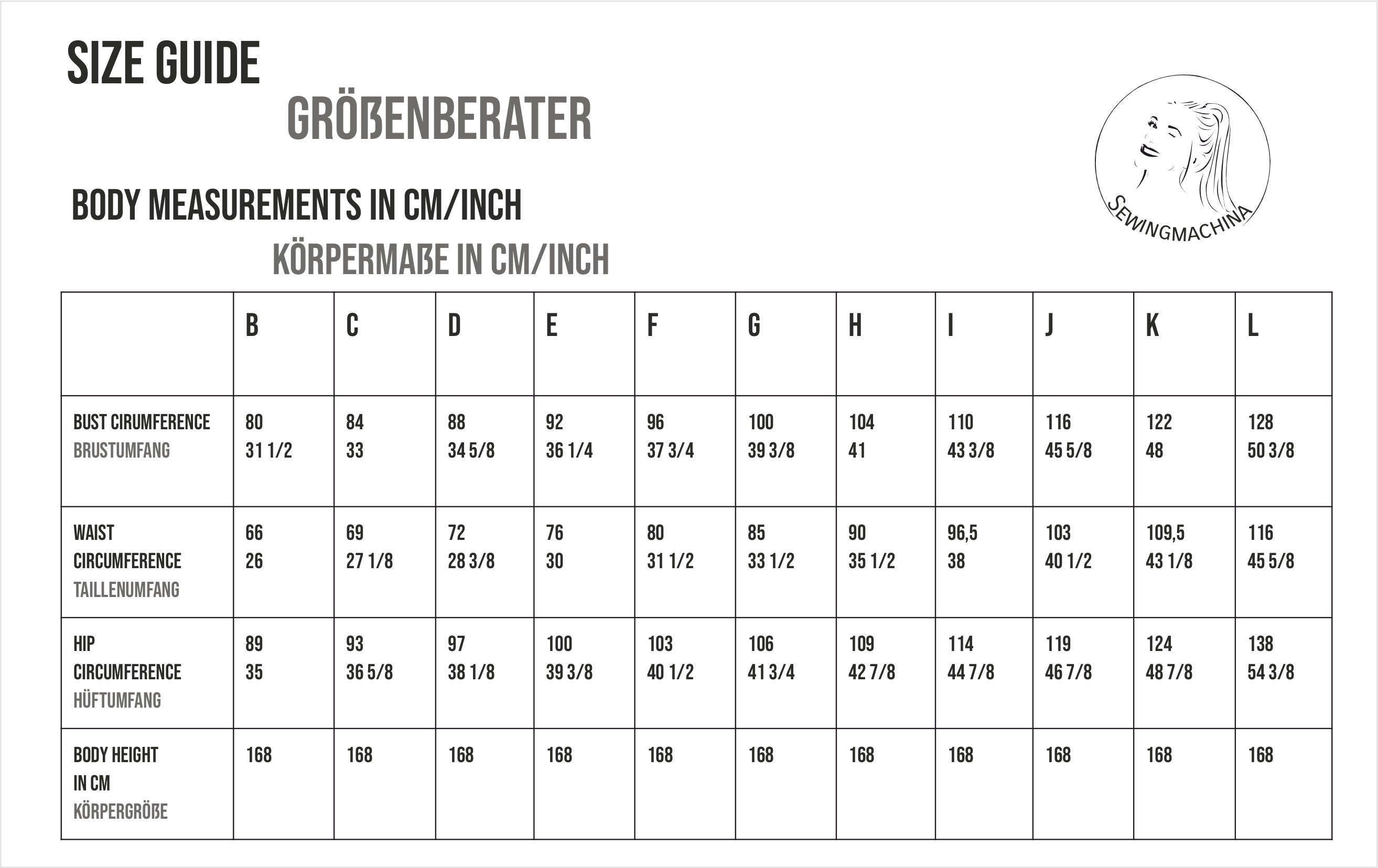 PDF sewing pattern Basic Shirt Bob / Schnittmuster E-Book