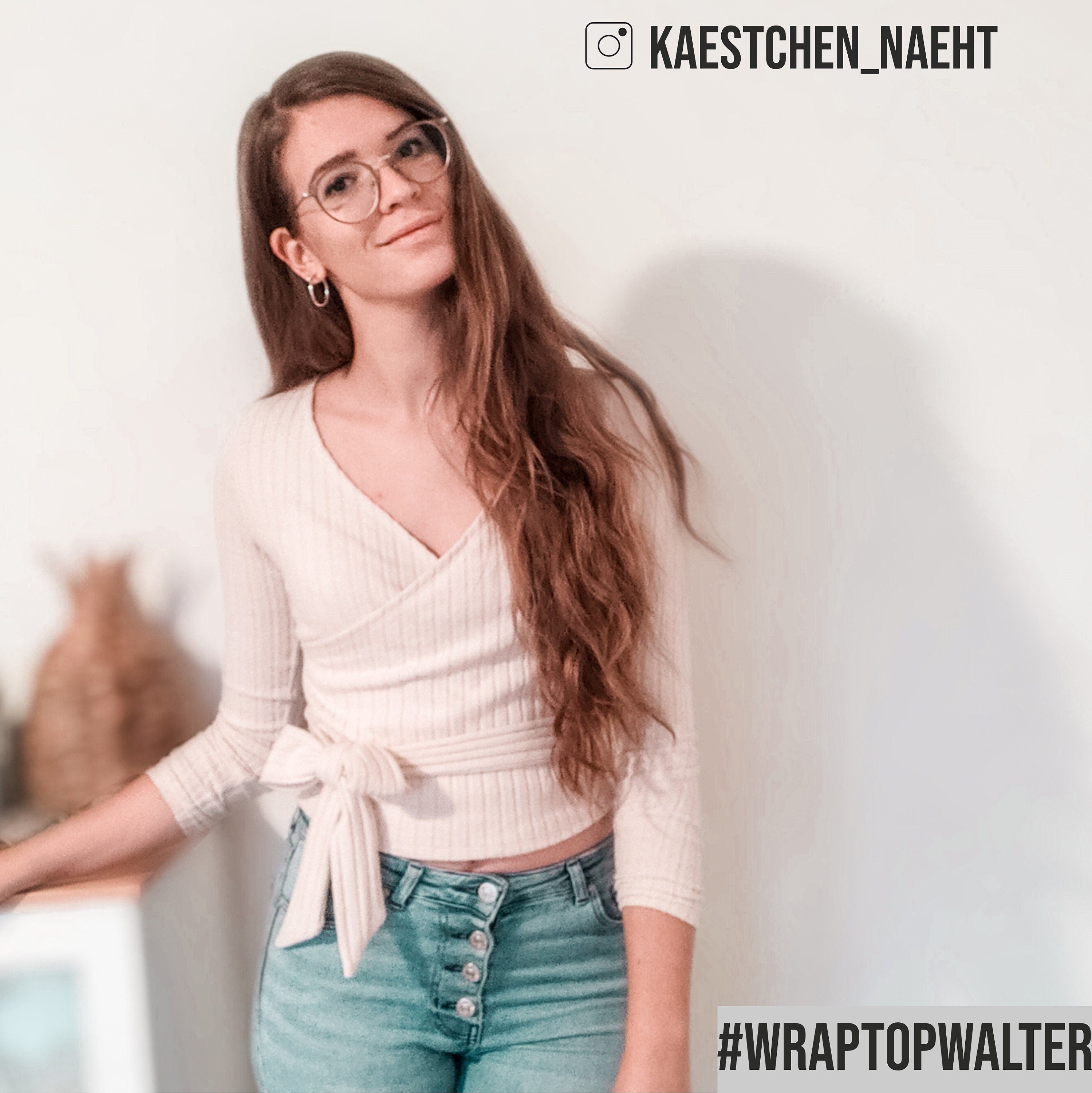 PDF Schnittmuster Wickeltop Walter / Schnittmuster Wickelshirt E-Book