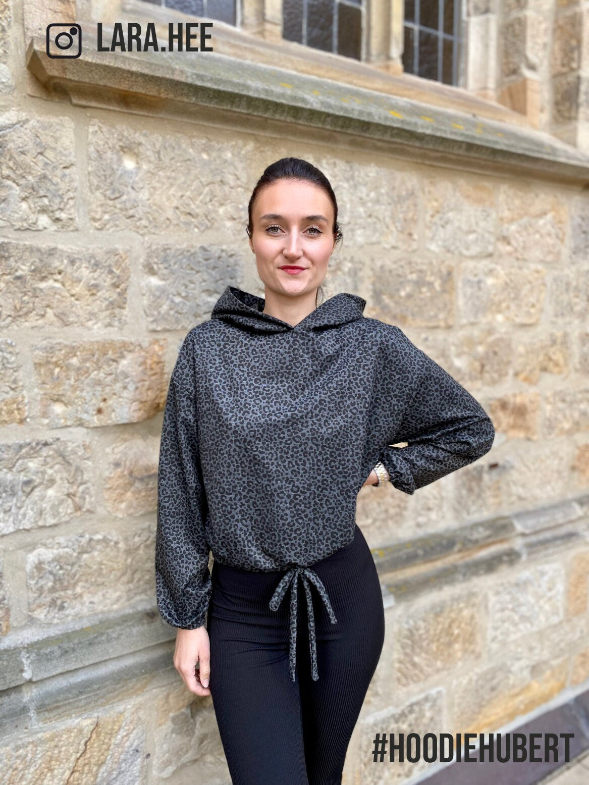 Oversized Hoodie / 2 lengths / PDF sewing pattern / Hoodie Hubert / E-Book