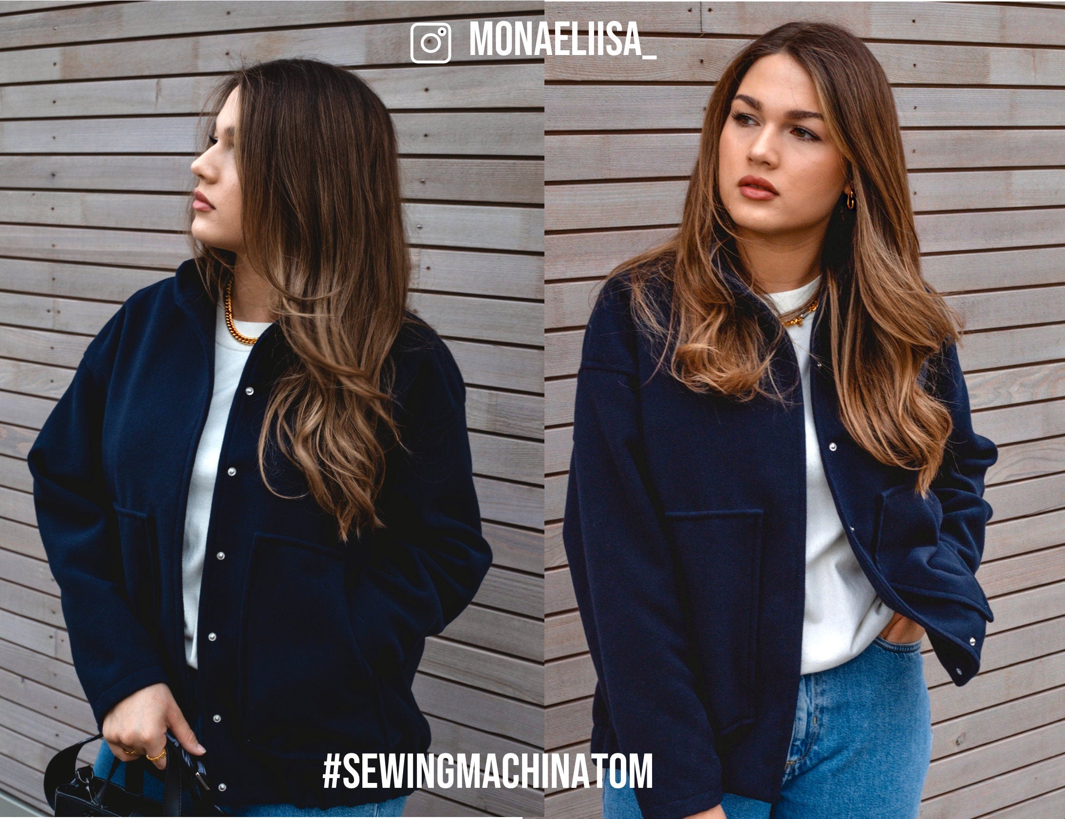 oversized Jacke Tom PDF Schnittmuster + VIDEO Tutorial / Schnittmuster oversize Jacke