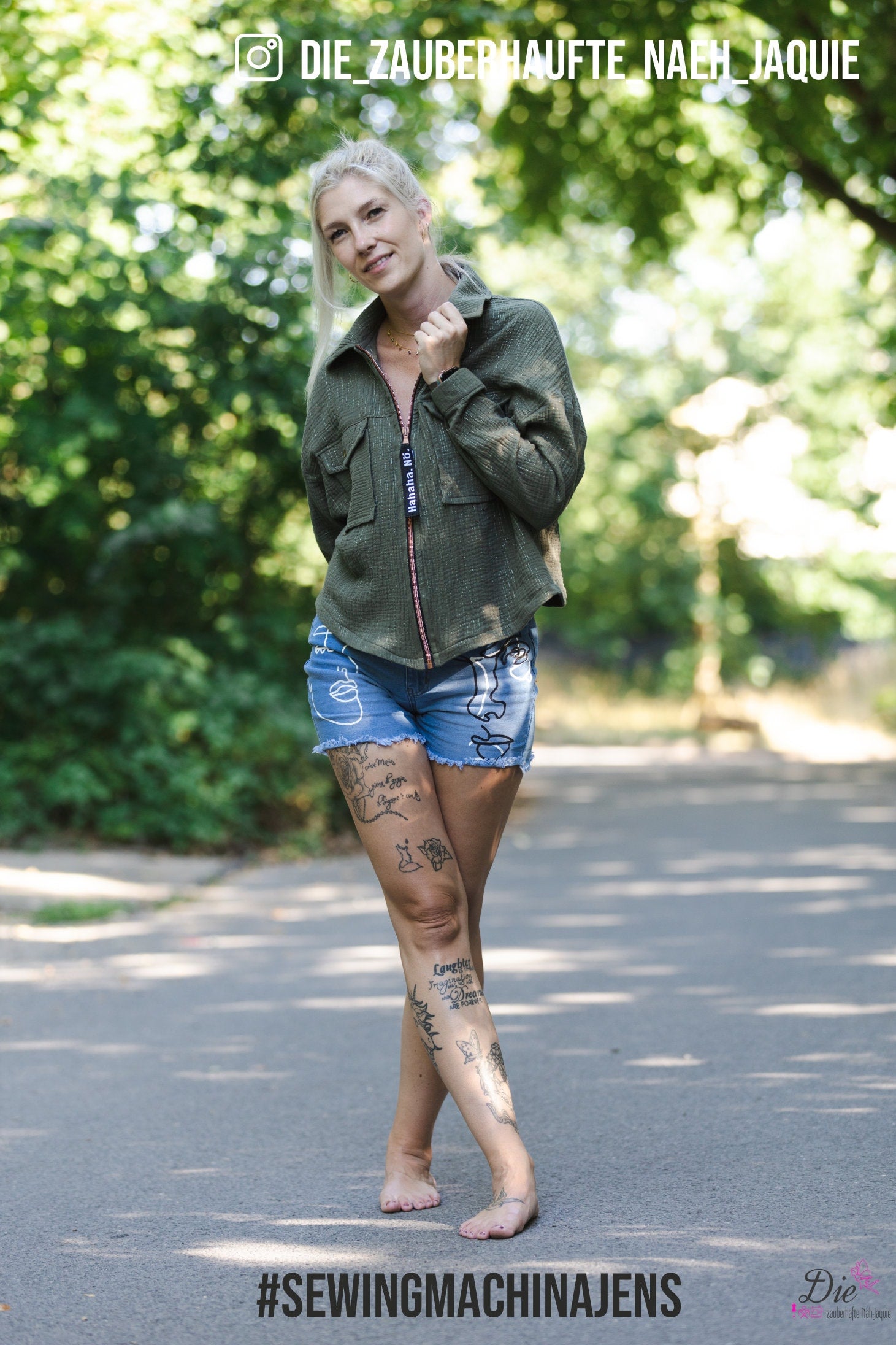 oversized Jacket Jens PDF sewing pattern with video tutorial / Schnittmuster oversized Jacke /