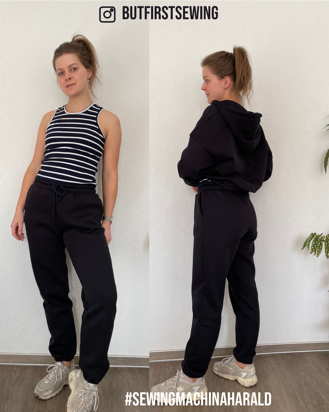 Jogginghose / sweatpants Harald PDF Schnittmuster / easy / mit Videotutorial