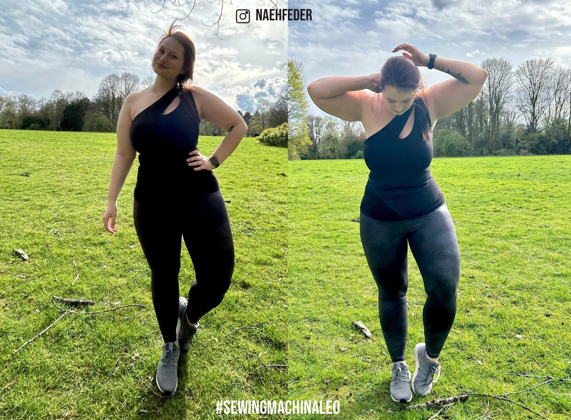 Leggings Leo - biker shorts - Capri - PDF Schnittmuster mit VIDEO Tutorial