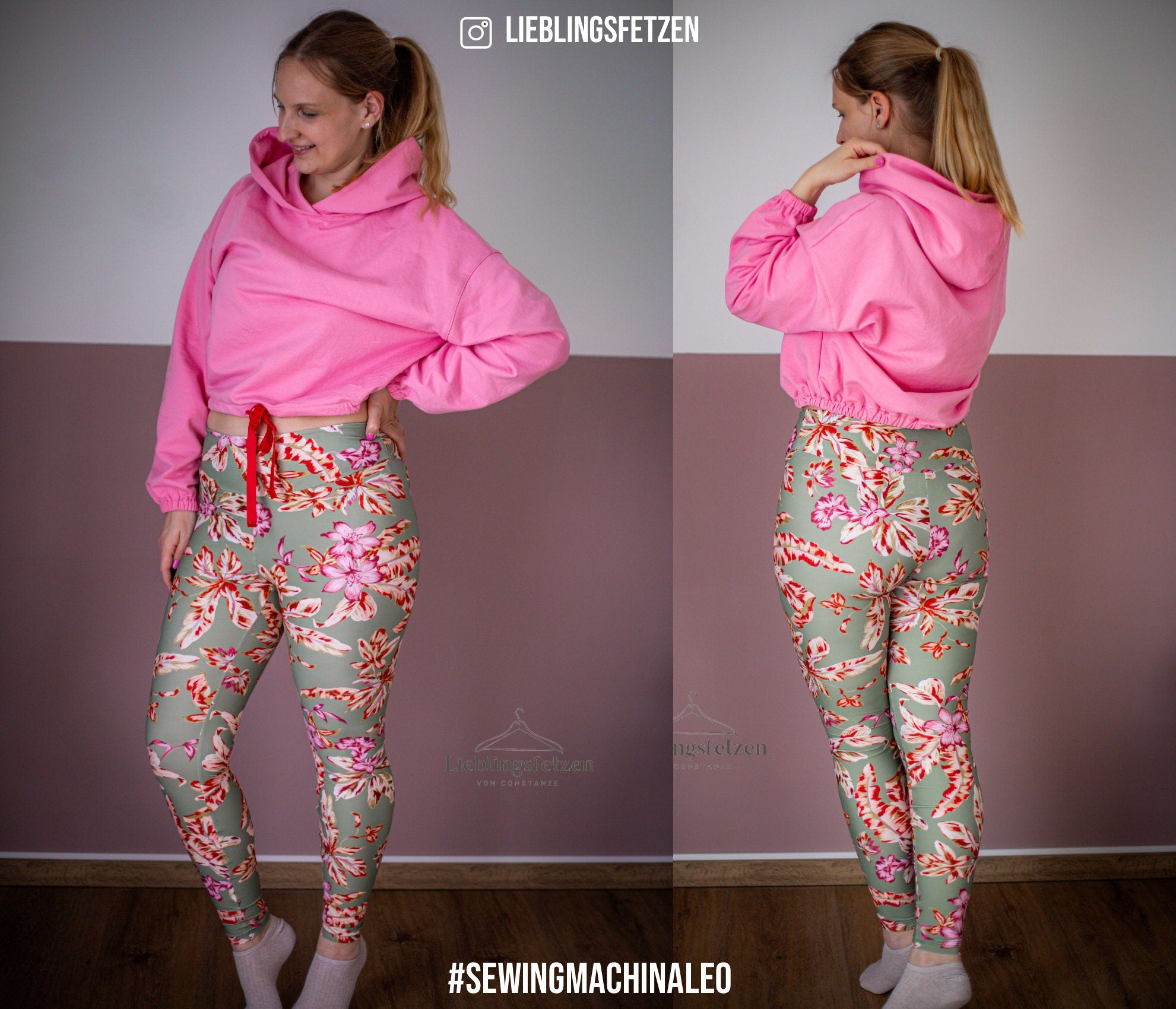 Leggings Leo - biker shorts - Capri - PDF Schnittmuster mit VIDEO Tutorial