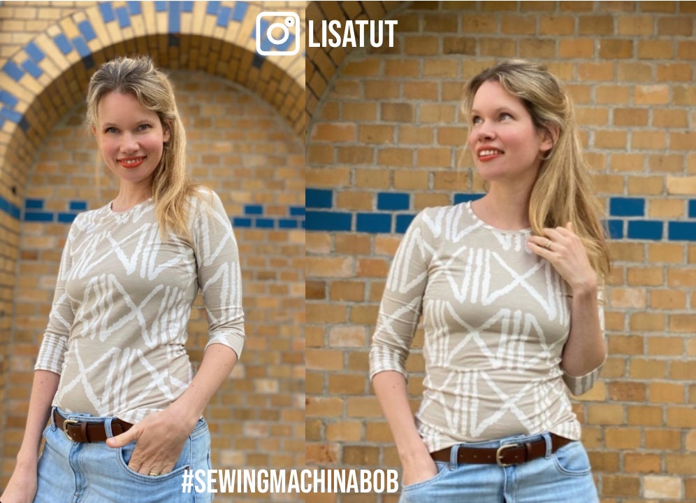 PDF sewing pattern Basic Shirt Bob / Schnittmuster E-Book