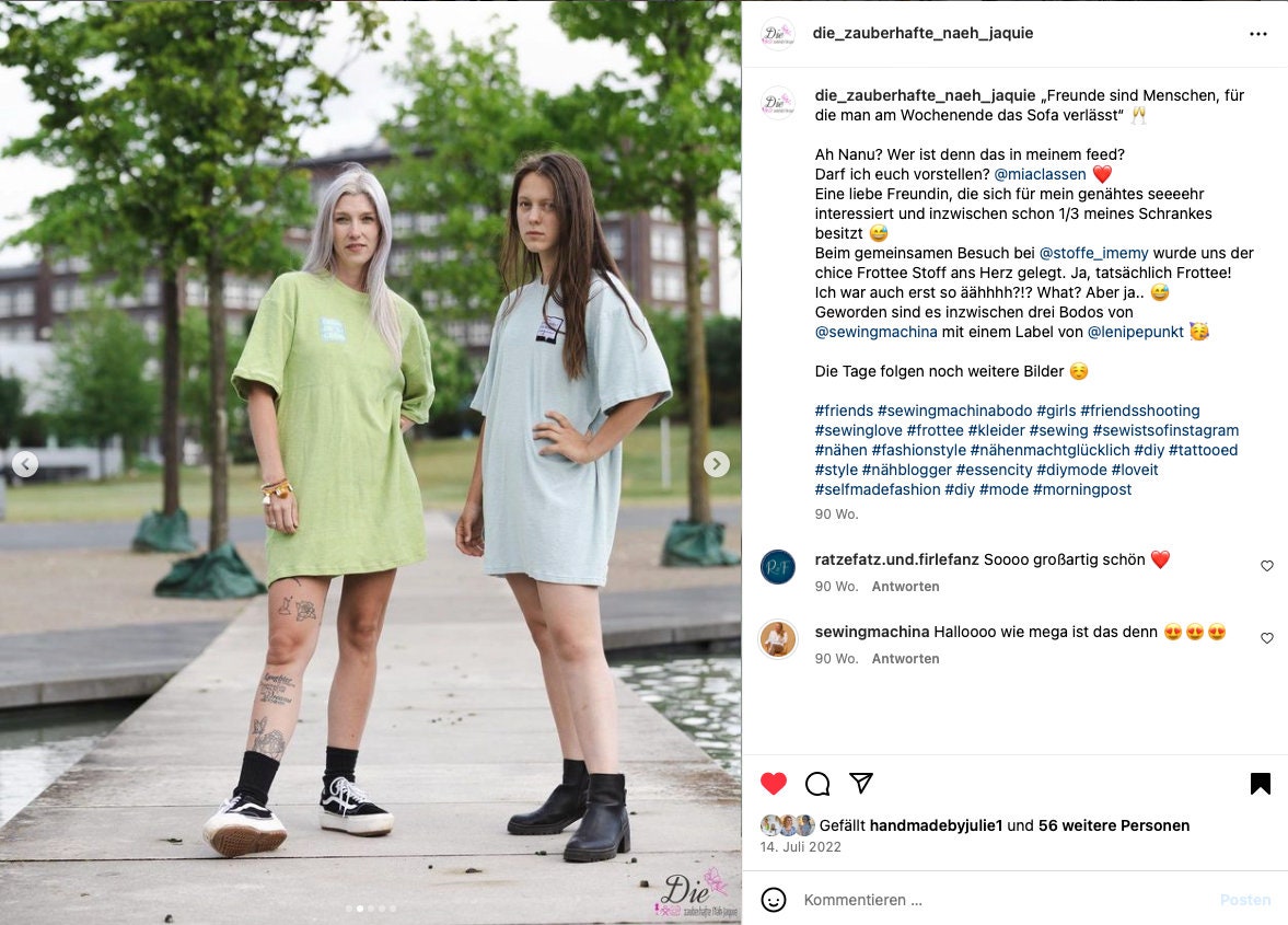 PDF Schnittmuster Oversized T-Shirt Kleid Bodo / Schnittmuster / E-Book / A4, US letter, A0