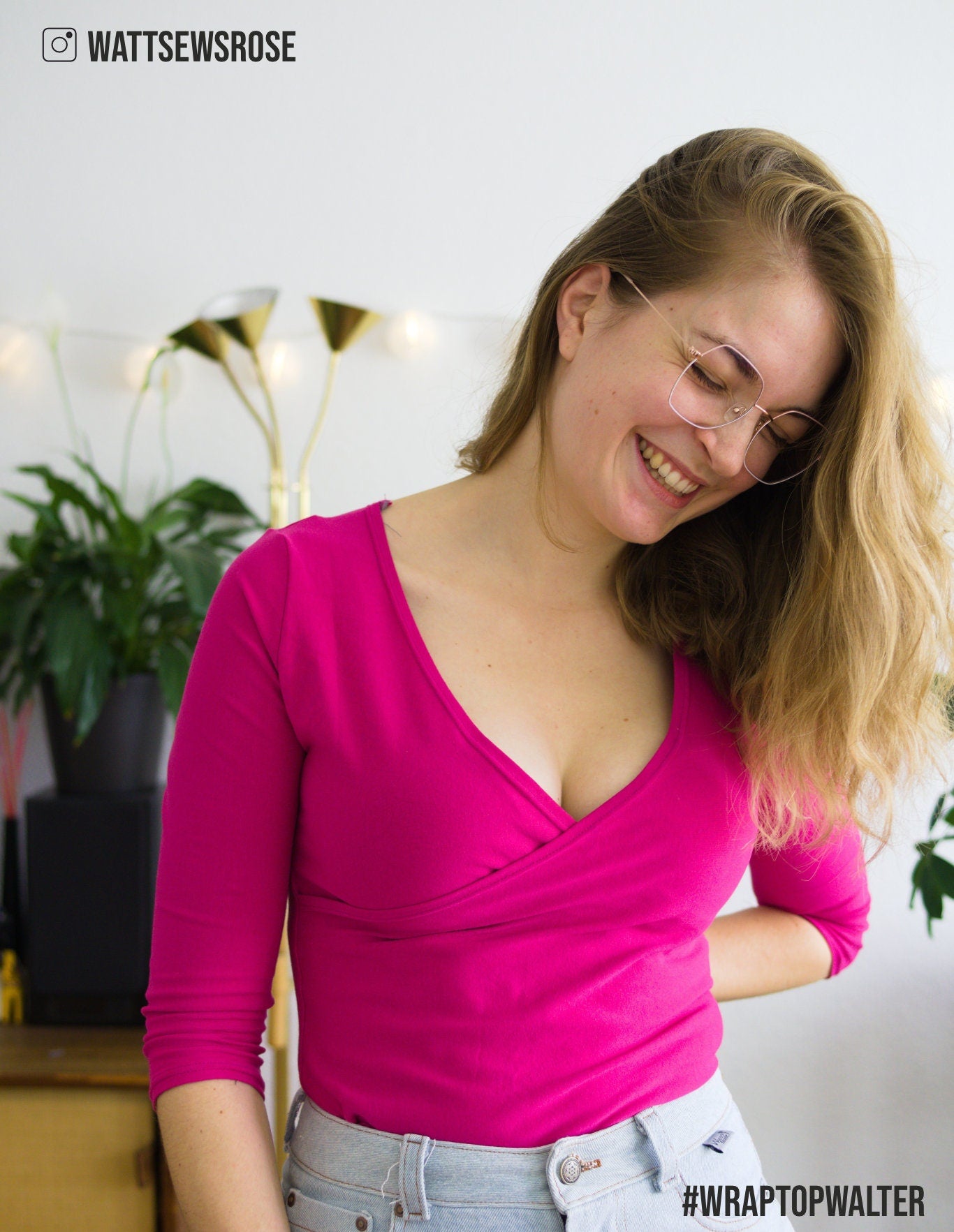 PDF Schnittmuster Wickeltop Walter / Schnittmuster Wickelshirt E-Book