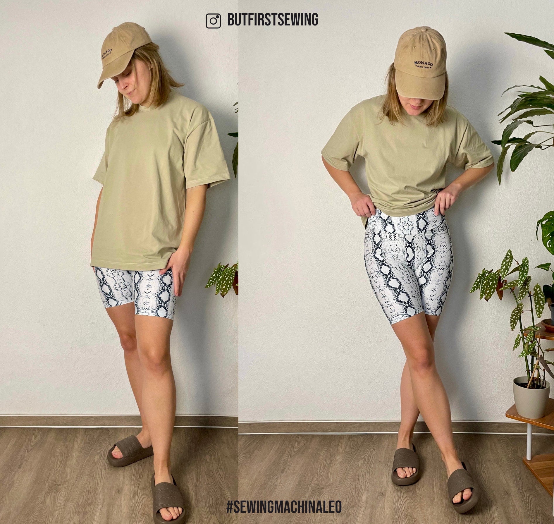 Leggings Leo - biker shorts - Capri - PDF Schnittmuster mit VIDEO Tutorial