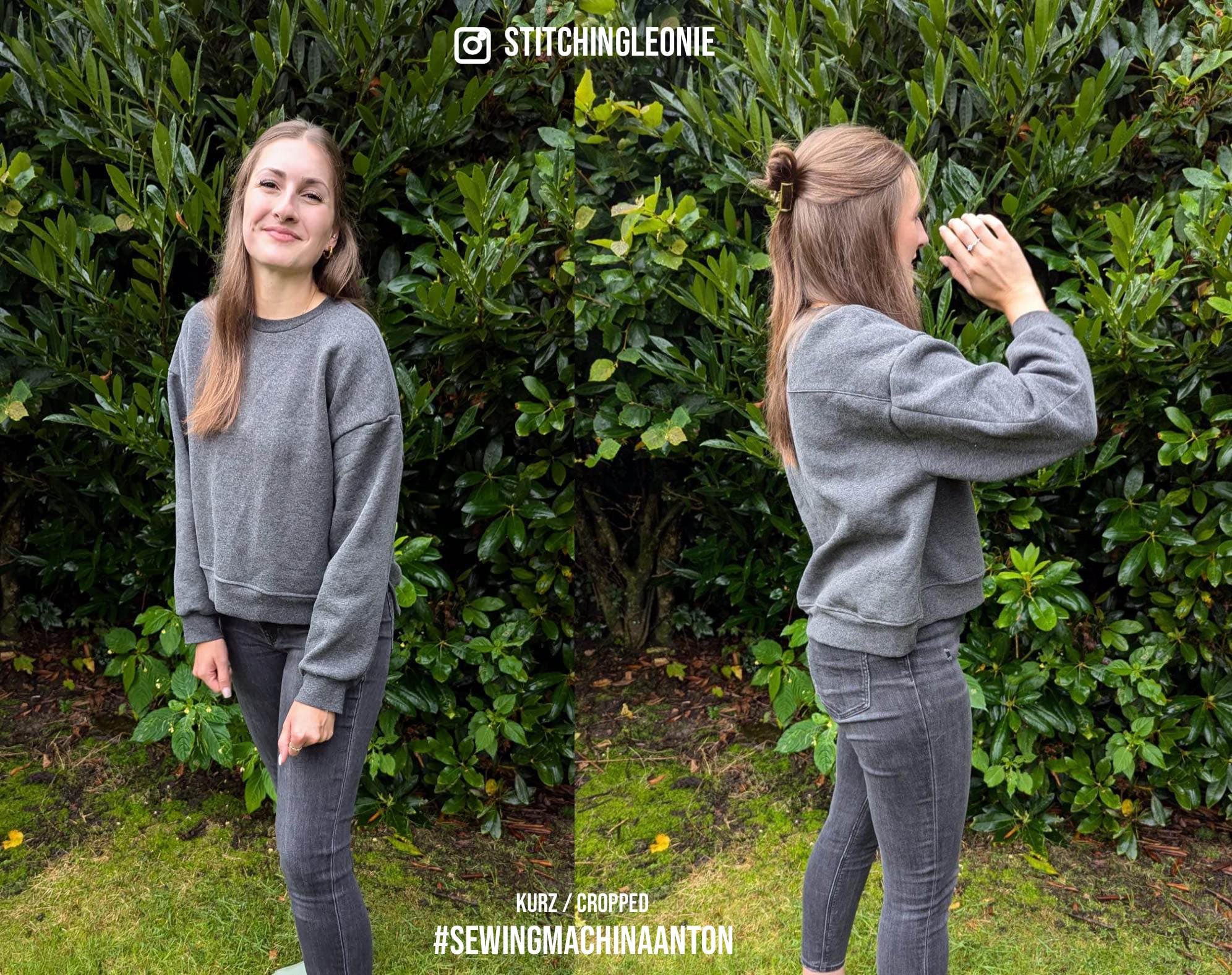 basic oversize pullover with side slit Anton / PDF sewing pattern / video tutorial / beginner-friendly / easy