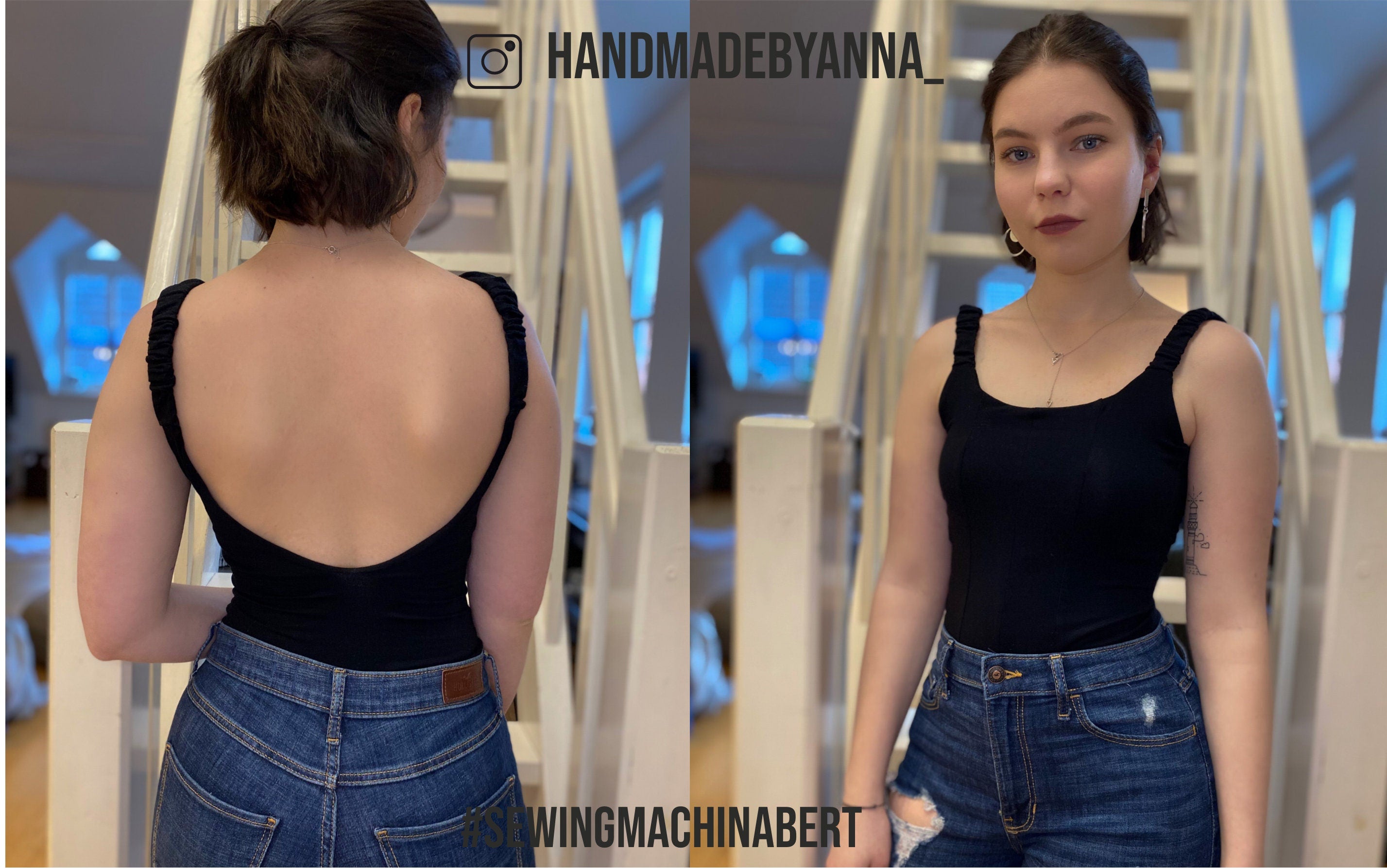 PDF sewing pattern bodysuit Bert / Schnittmuster Body E-Book