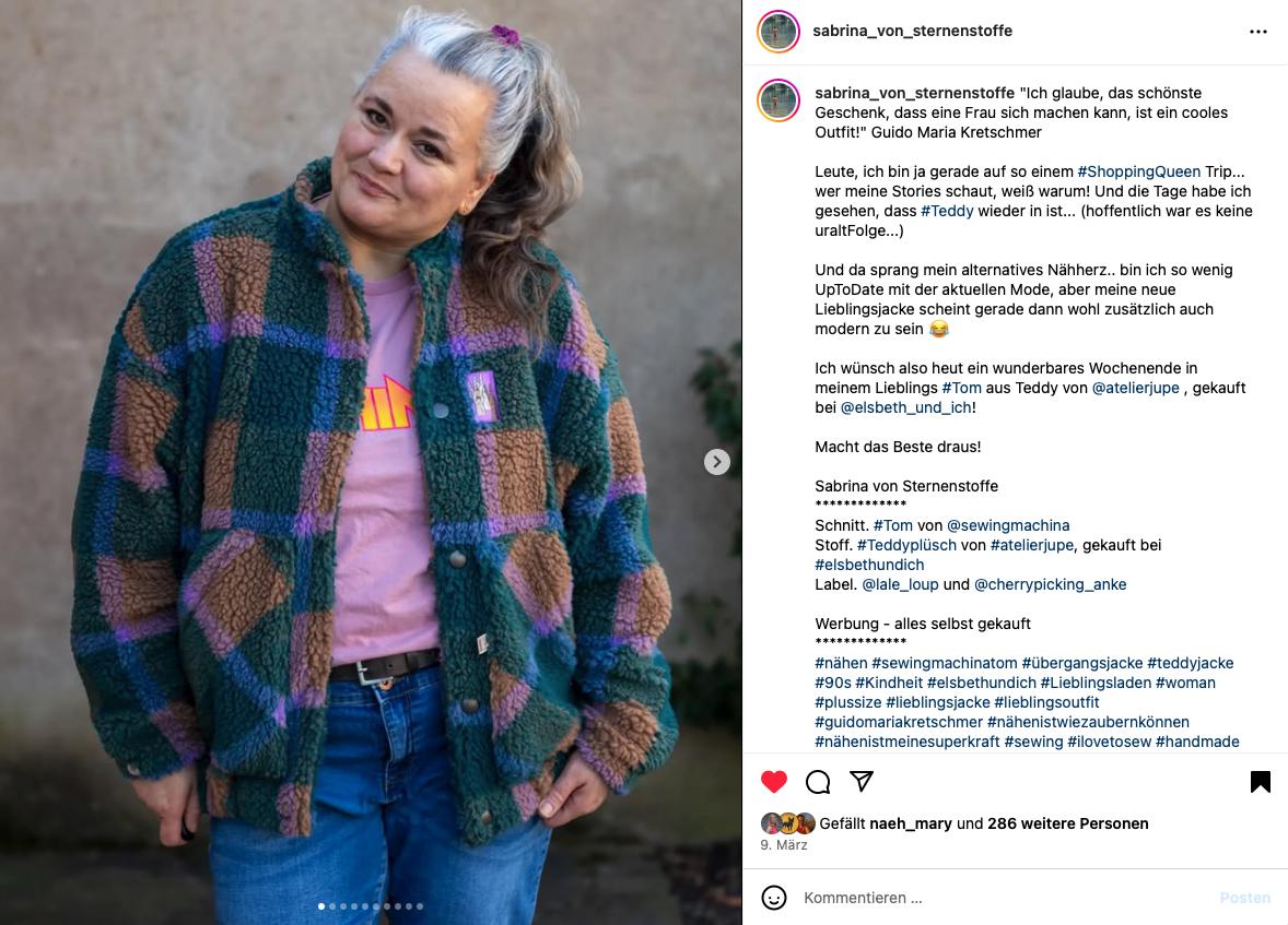 oversized Jacke Tom PDF Schnittmuster + VIDEO Tutorial / Schnittmuster oversize Jacke