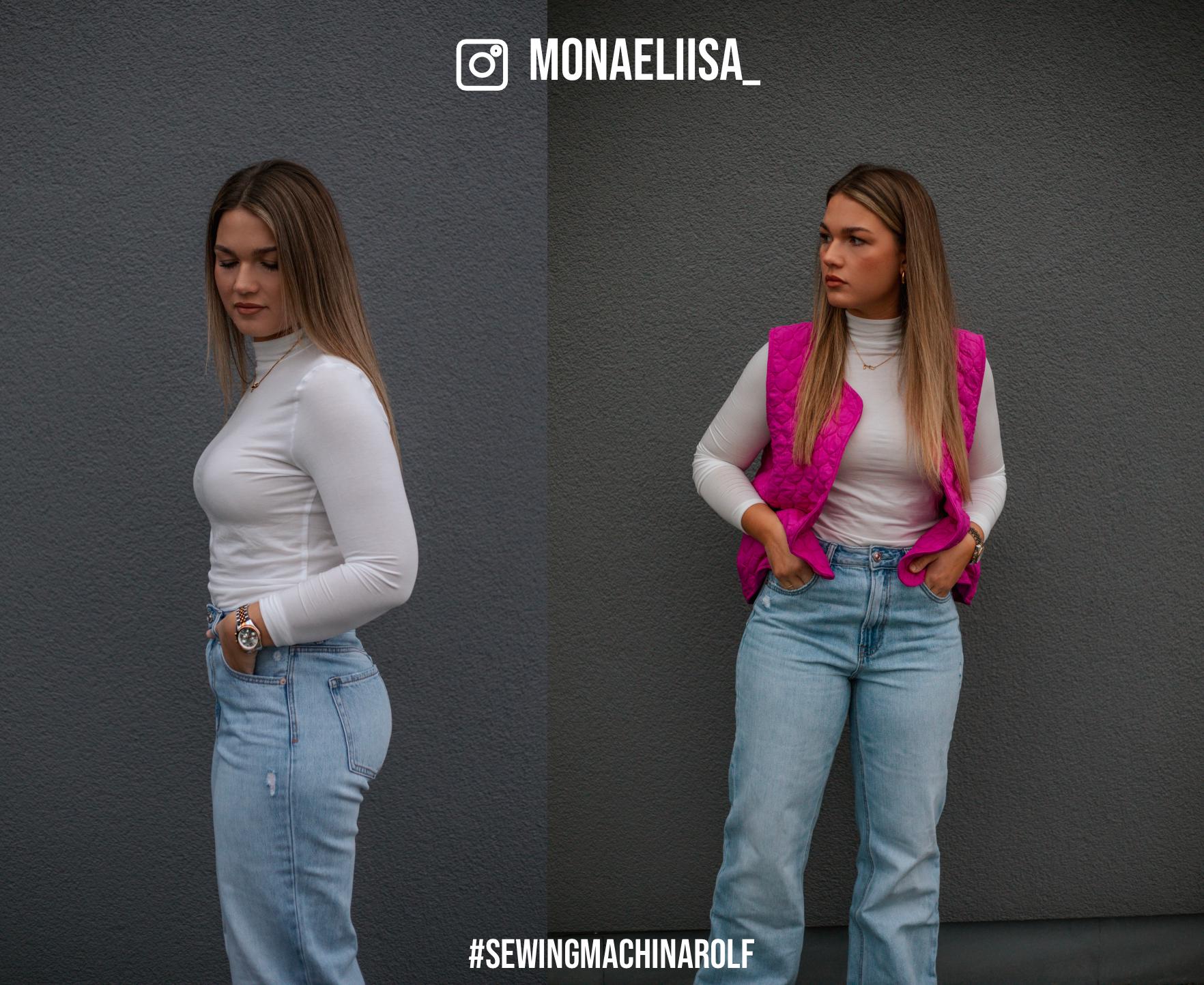 high-neck shirt Rolf / PDF sewing pattern / 3 sleeve and body lengths / video tutorial / beginner-friendly