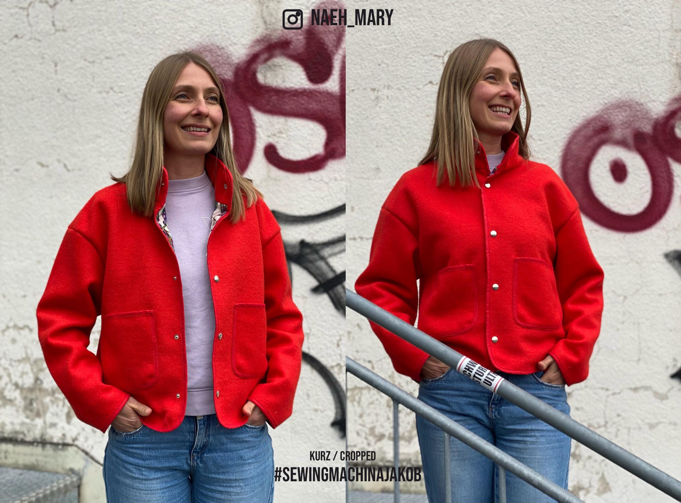 oversize jacket Jakob / PDF sewing pattern / video tutorial / mix & match