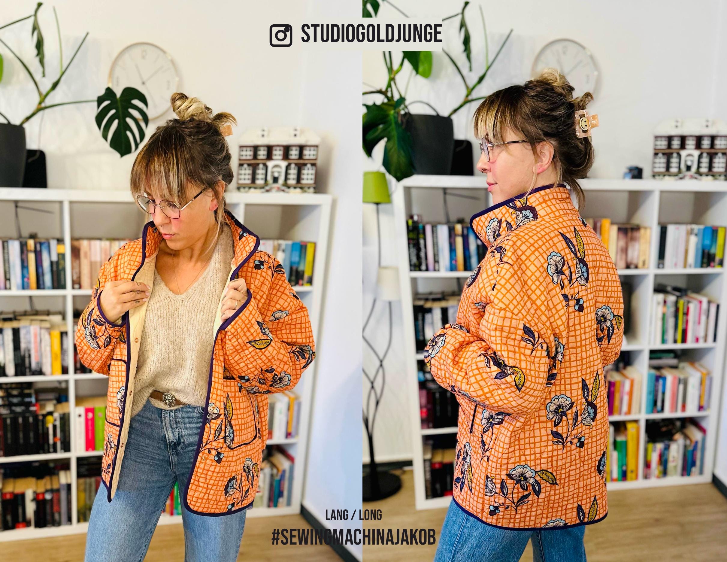 oversize jacket Jakob / PDF sewing pattern / video tutorial / mix & match