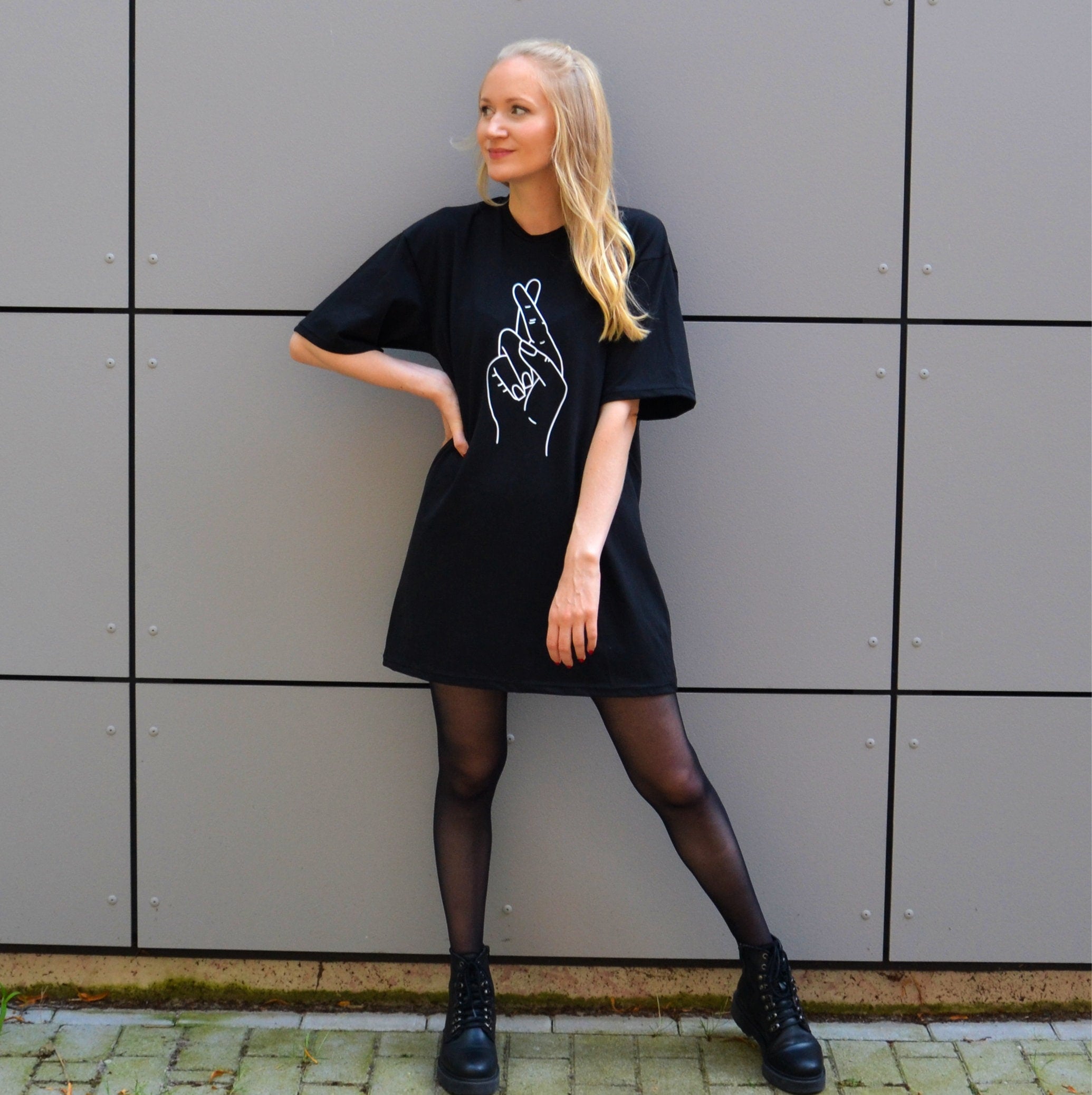 PDF Schnittmuster Oversized T-Shirt Kleid Bodo / Schnittmuster / E-Book / A4, US letter, A0
