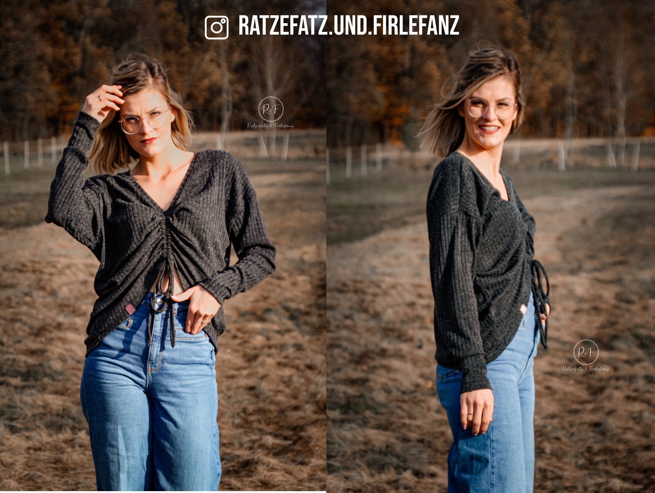PDF sewing pattern oversized pullover Fred / Schnittmuster oversized Pullover, E-Book / A4, A0, US letter