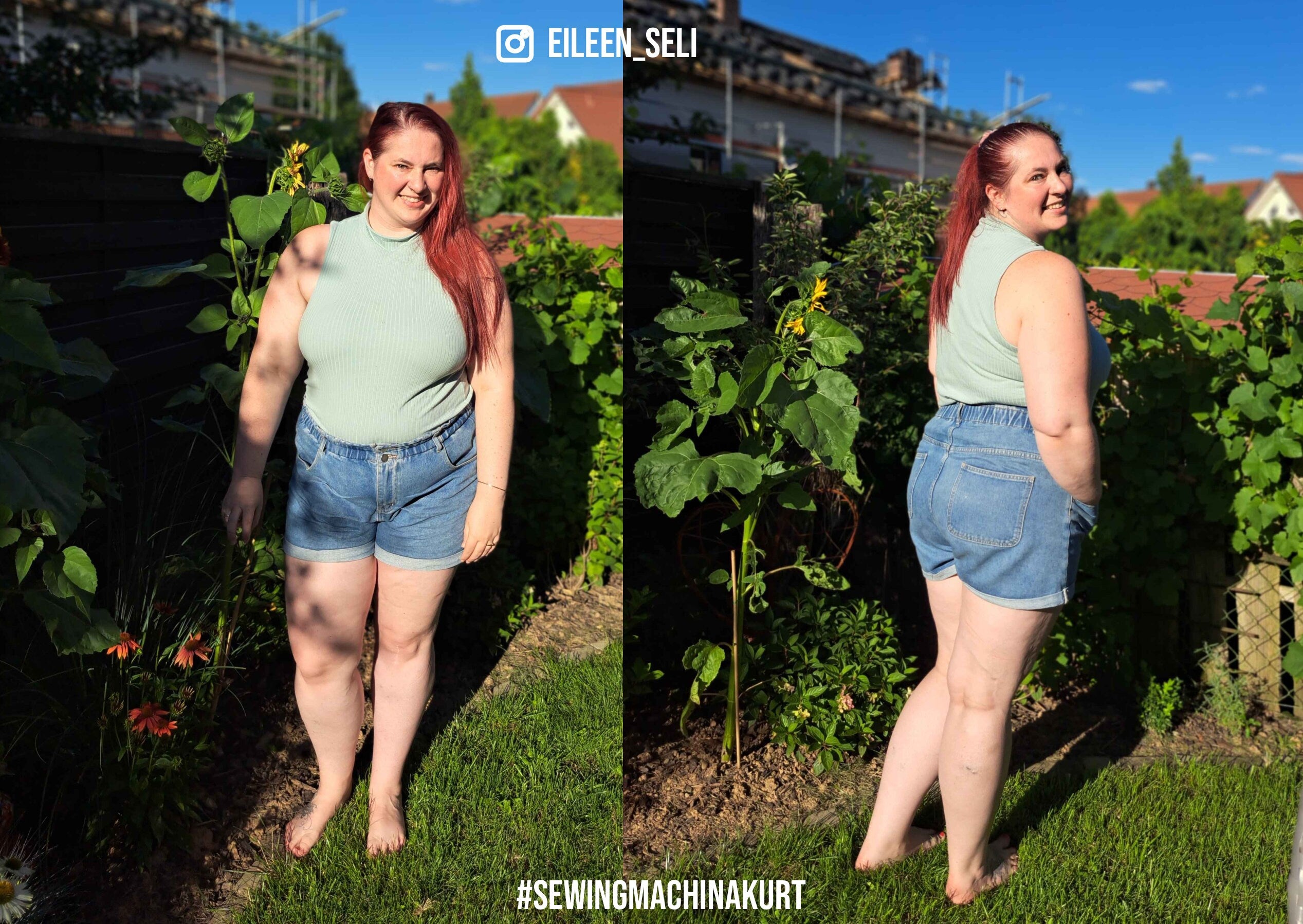 Basic tank sewing pattern Kurt / 3 lengths / easy high neck top / beginner-friendly with video tutorial