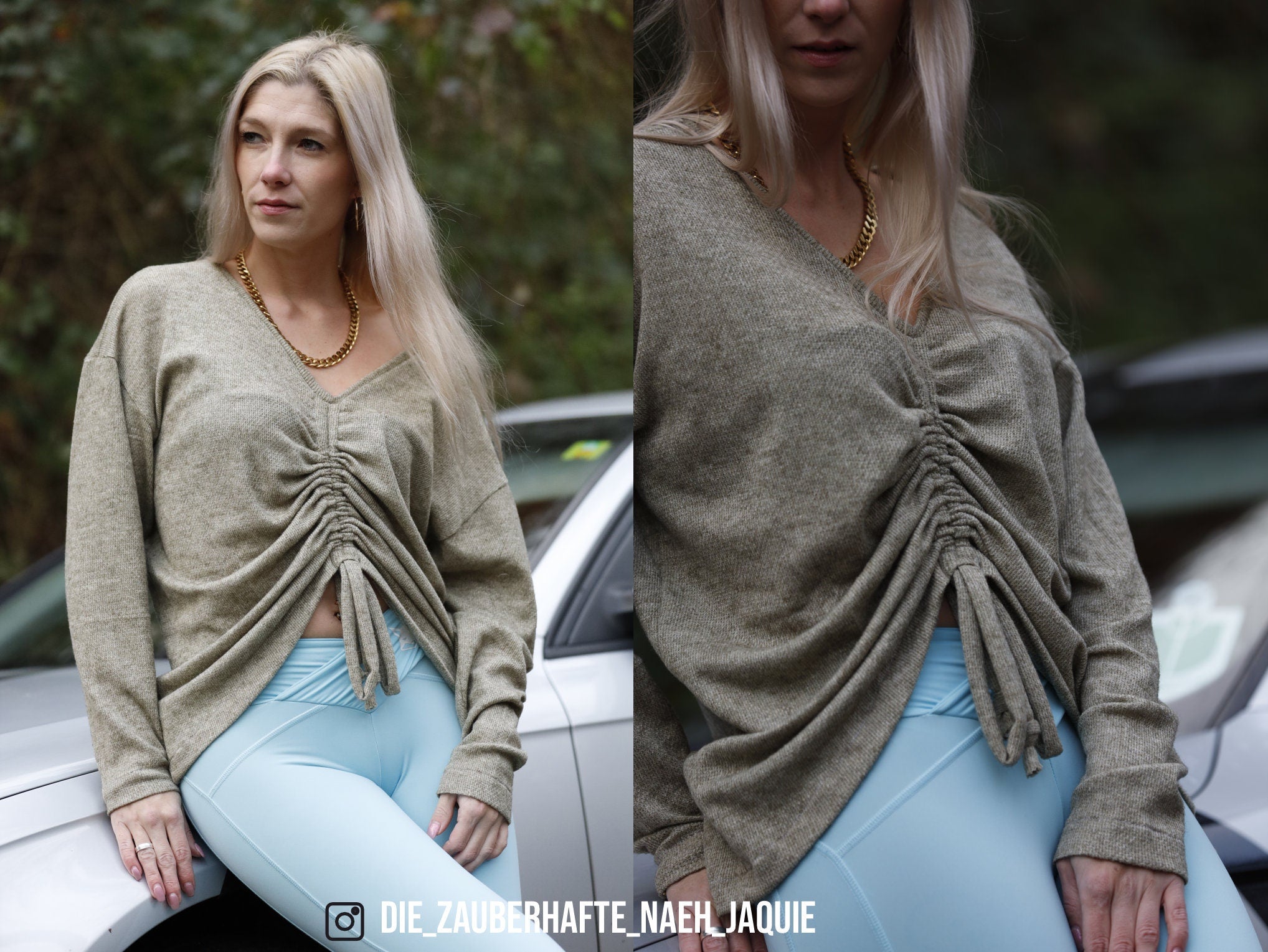 PDF sewing pattern oversized pullover Fred / Schnittmuster oversized Pullover, E-Book / A4, A0, US letter