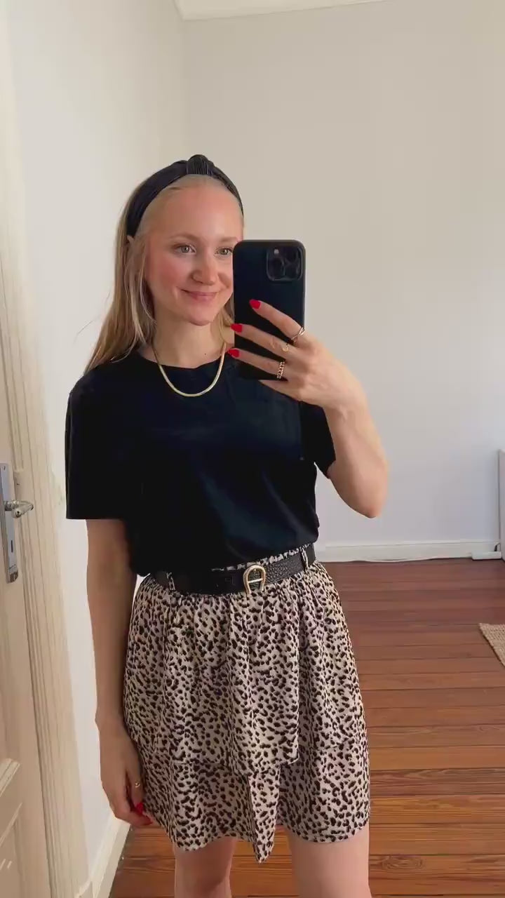PDF sewing pattern ruffle mini skirt Manfred / Schnittmuster Minirock E-Book