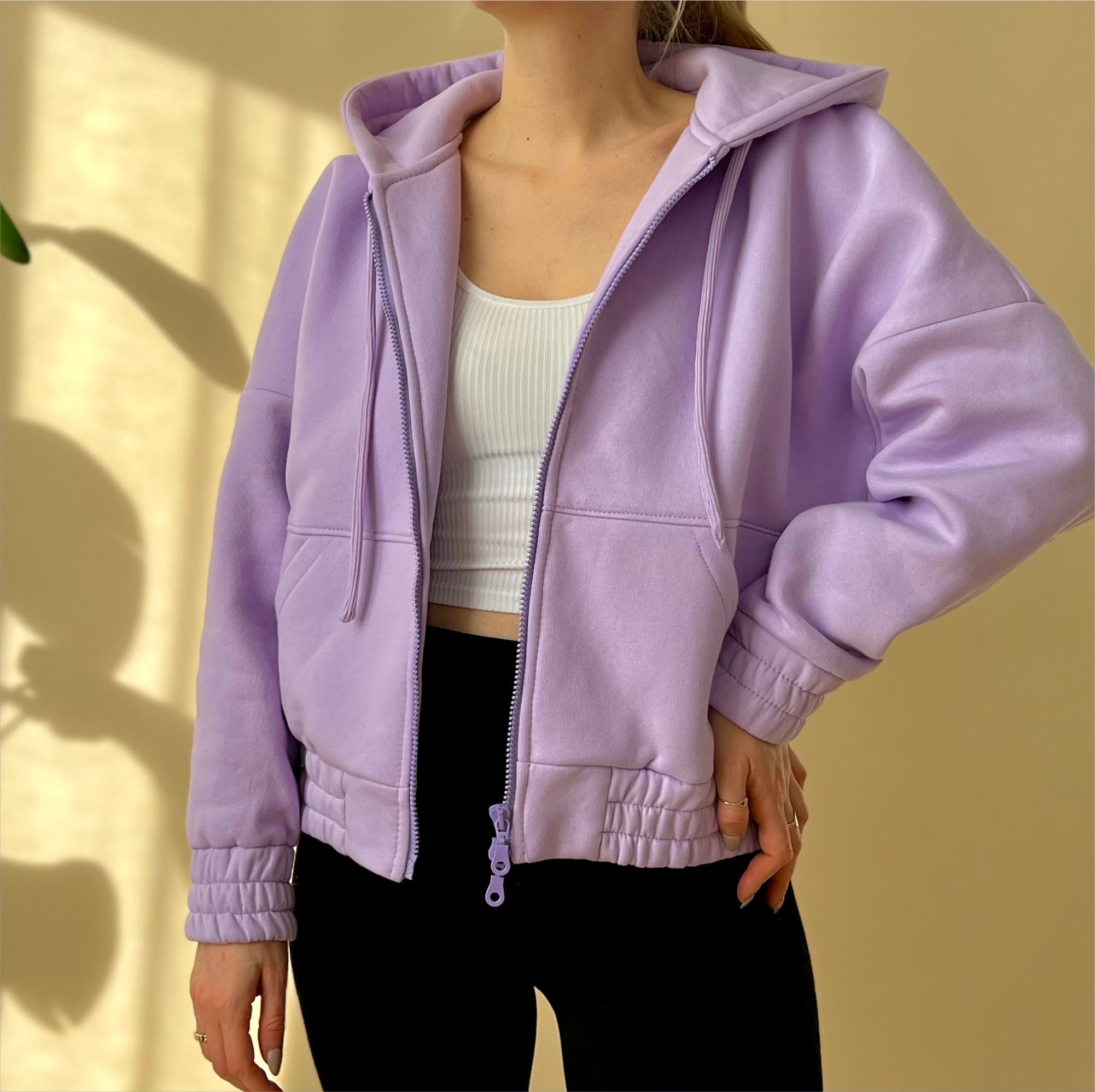 oversize sweat jacket Henri pattern