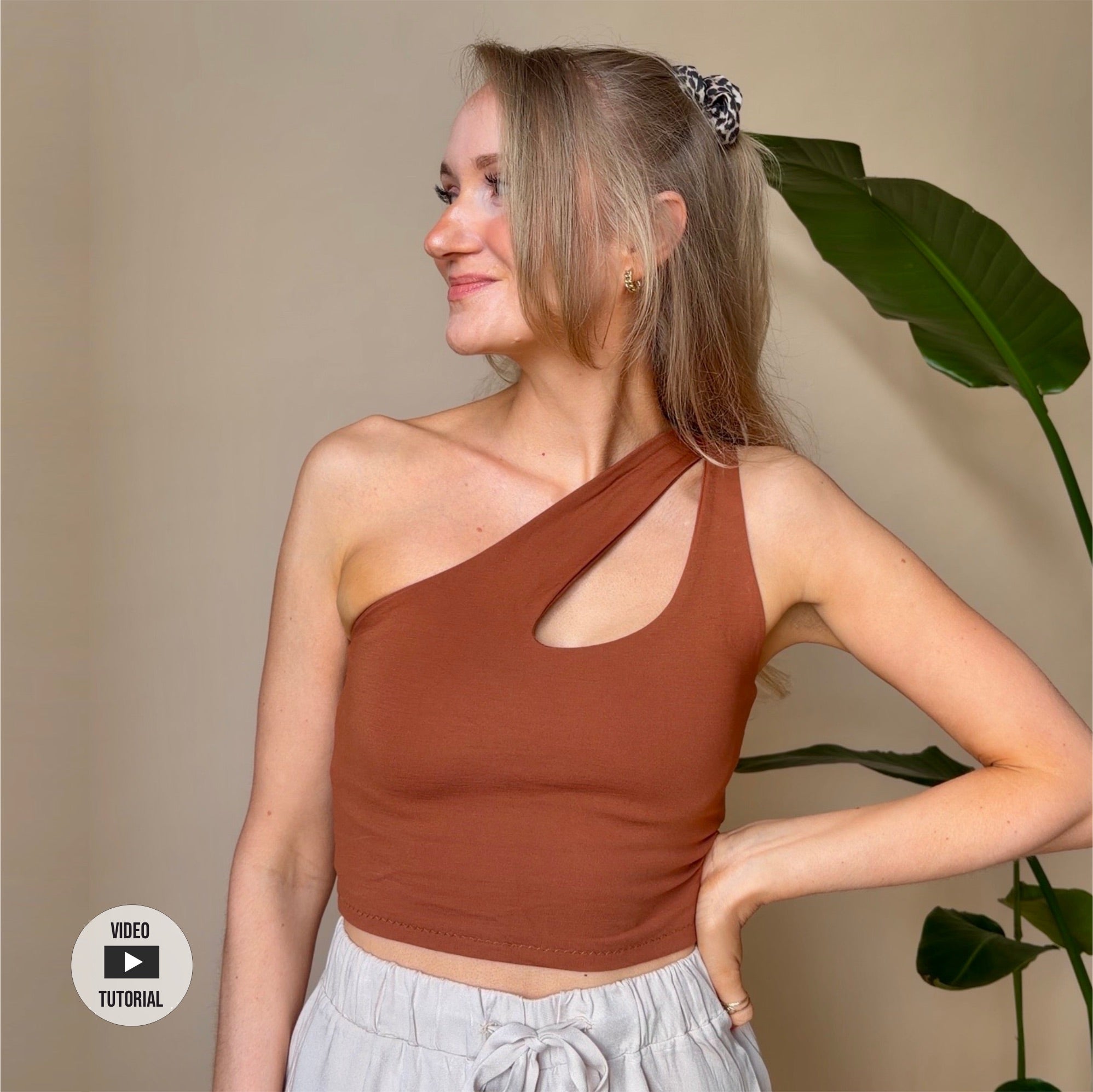 one-shoulder top Heinz – Sewingmachina